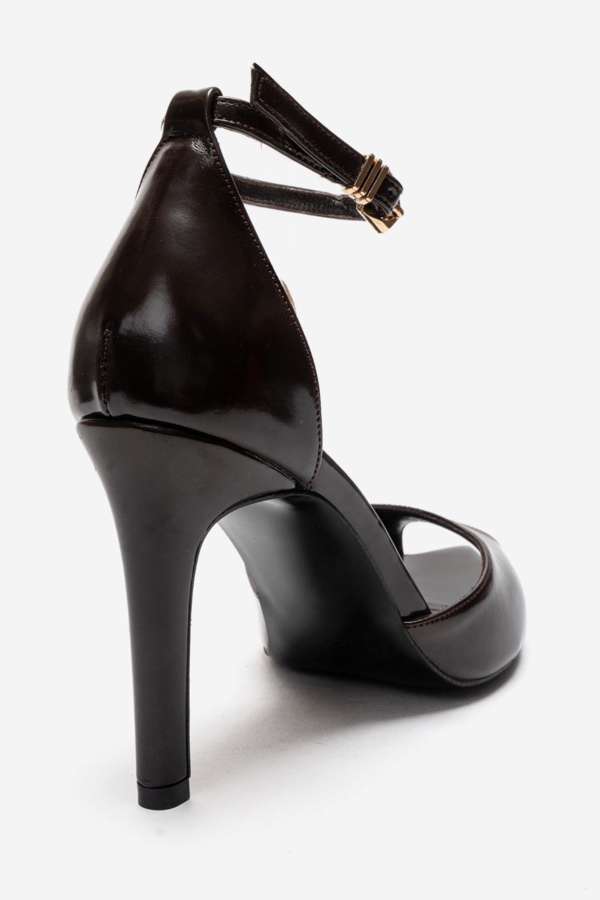 DONA - Cognac Genuine Leather Stiletto Pump (Women)