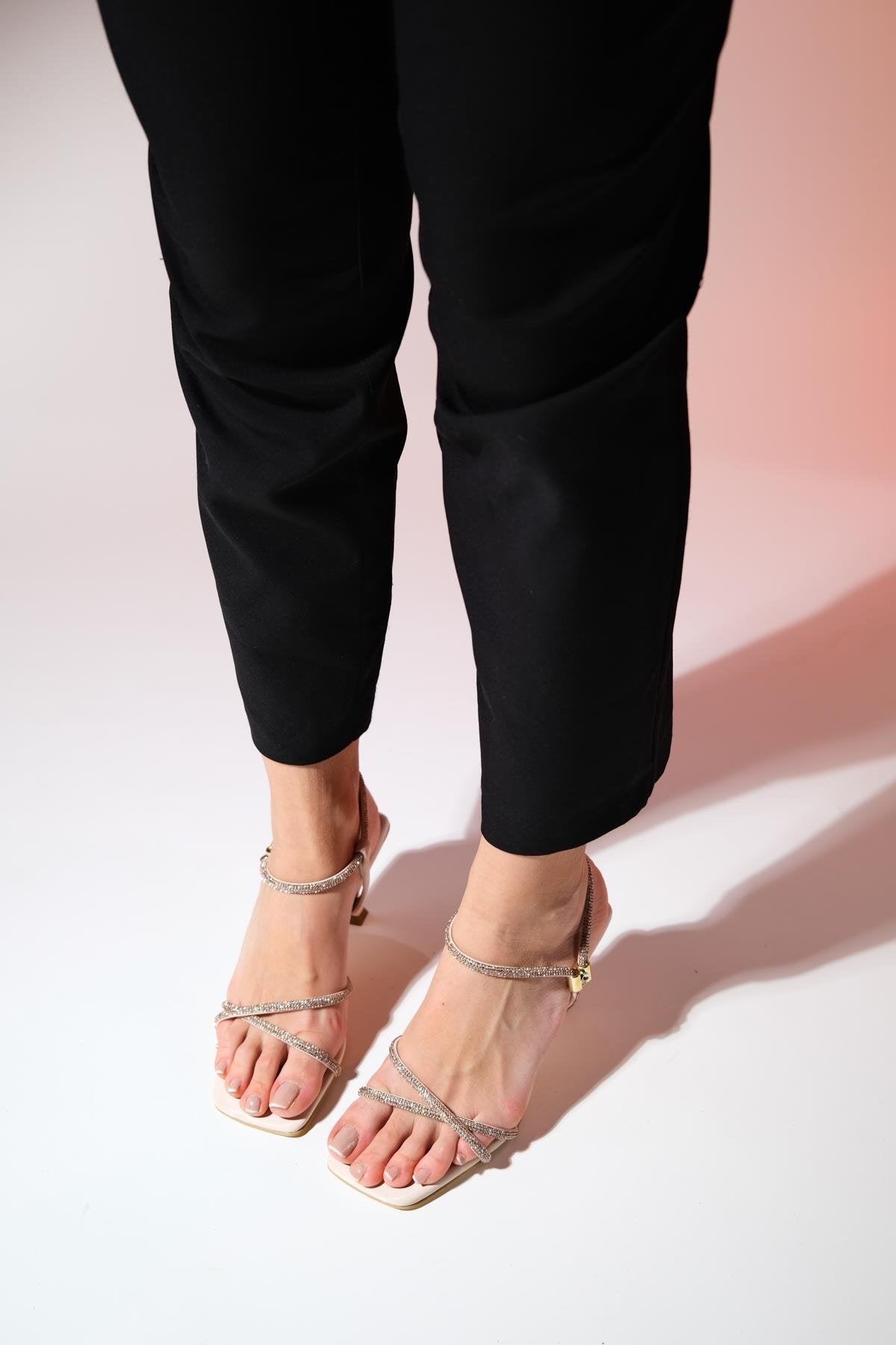 Jasper - Beige Embellished Dress Shoe (Women)