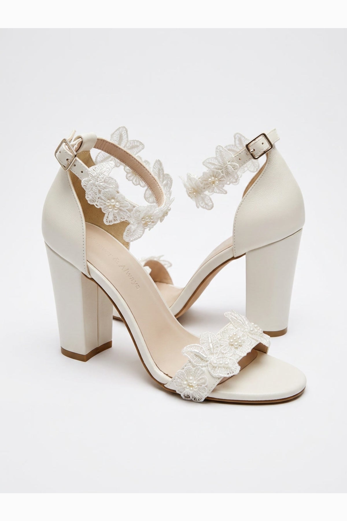 Florielle Lace Wedding Heels