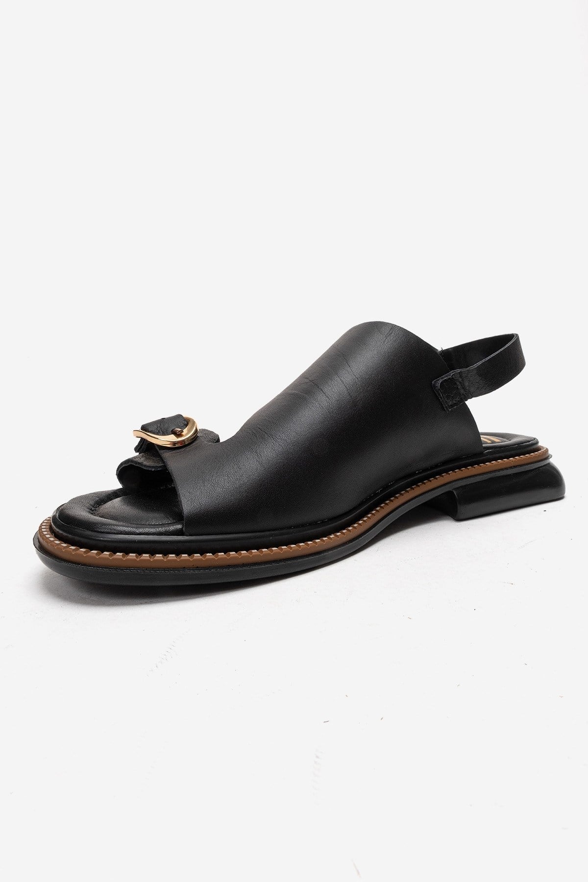 CRUEL - Black Genuine Leather Sandal (Women)