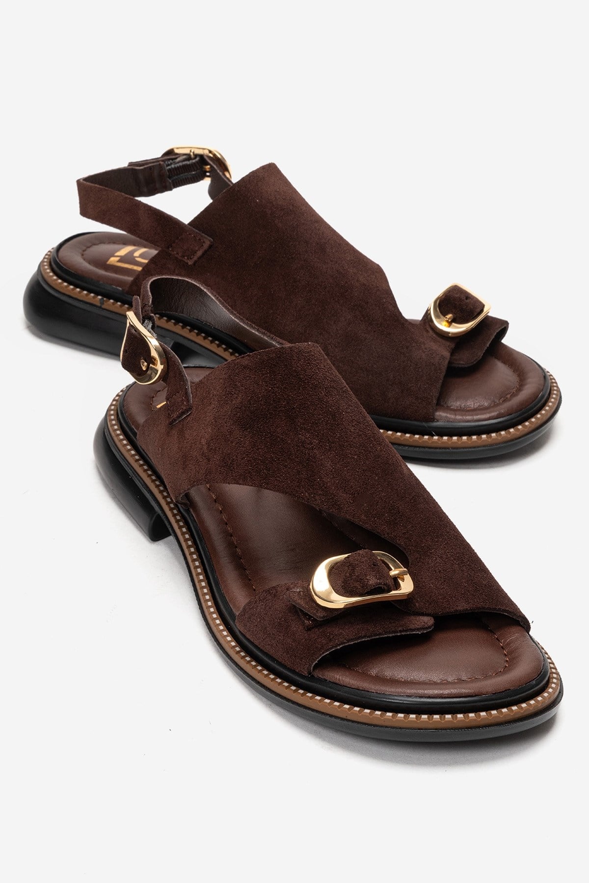 CRUEL - Cognac Genuine Leather Sandal (Women)