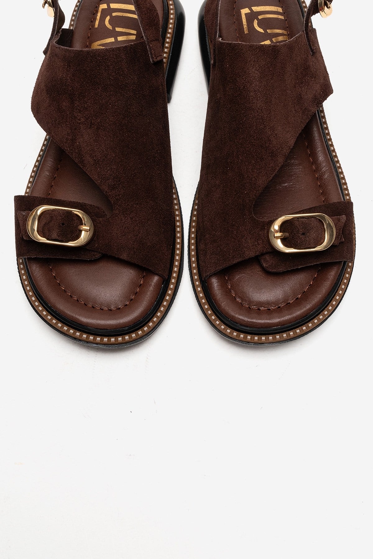 CRUEL - Cognac Genuine Leather Sandal (Women)