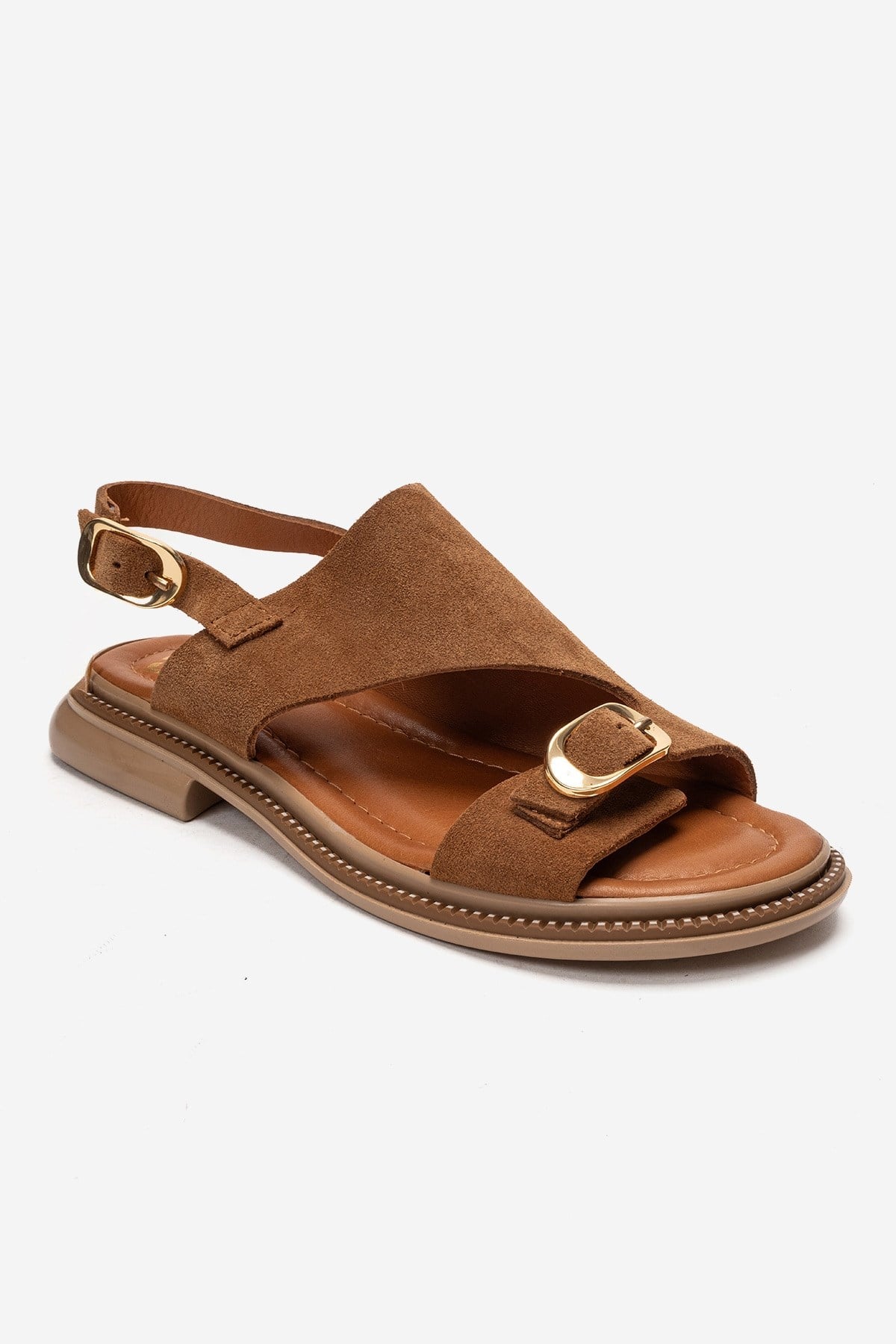 CRUEL - Camel Genuine Leather Sandal (Women)