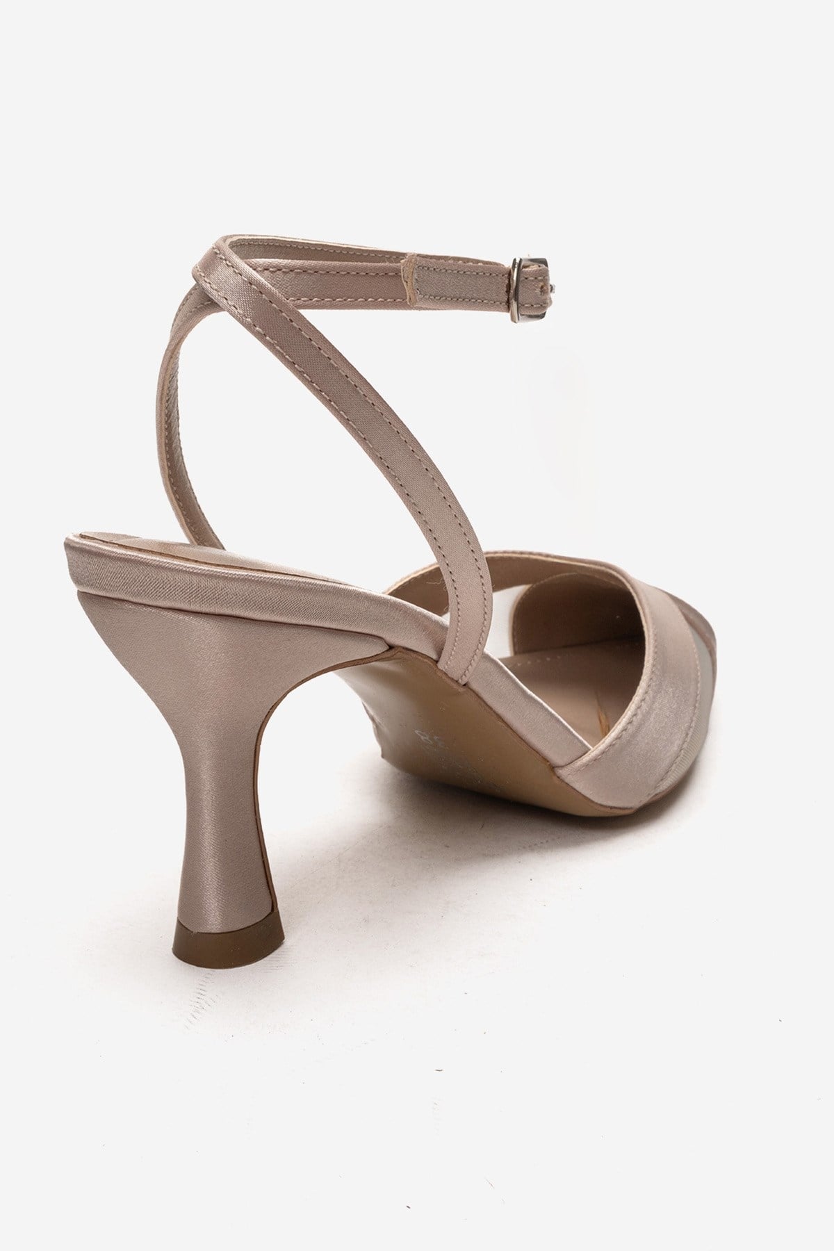 ESTELA - Beige Satin Stiletto Pump (Women)