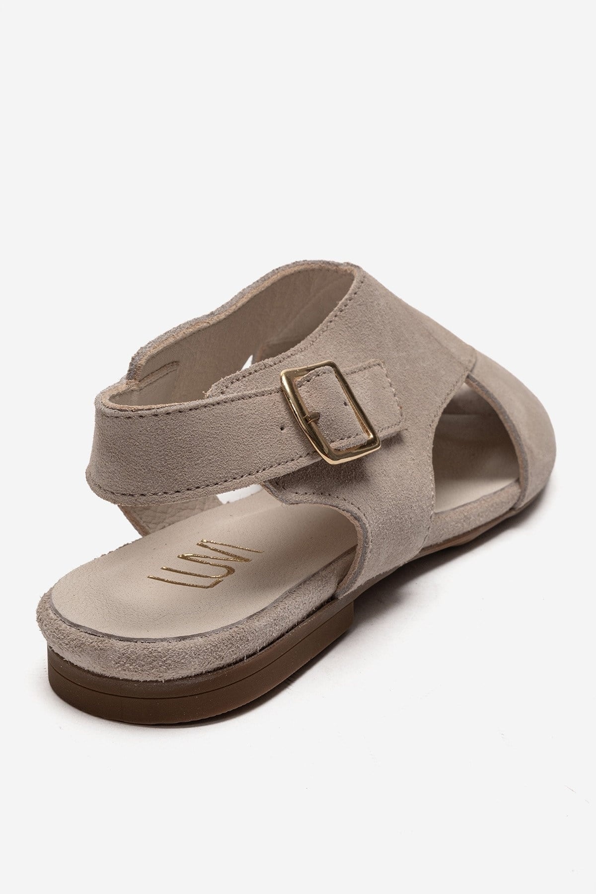 Monaro - Beige Suede Genuine Leather Sandal (Women)