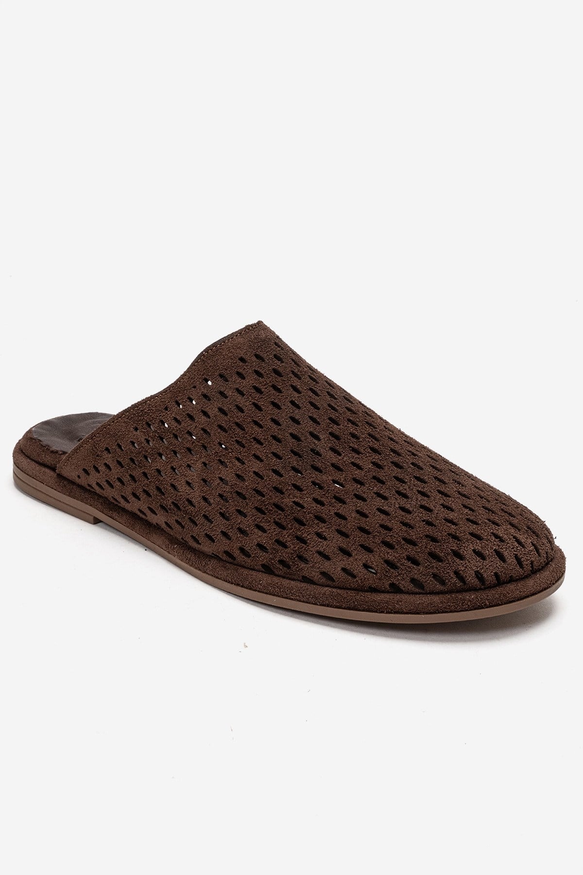 Melara - Cognac Genuine Leather Closed-Toe Slide (Women)