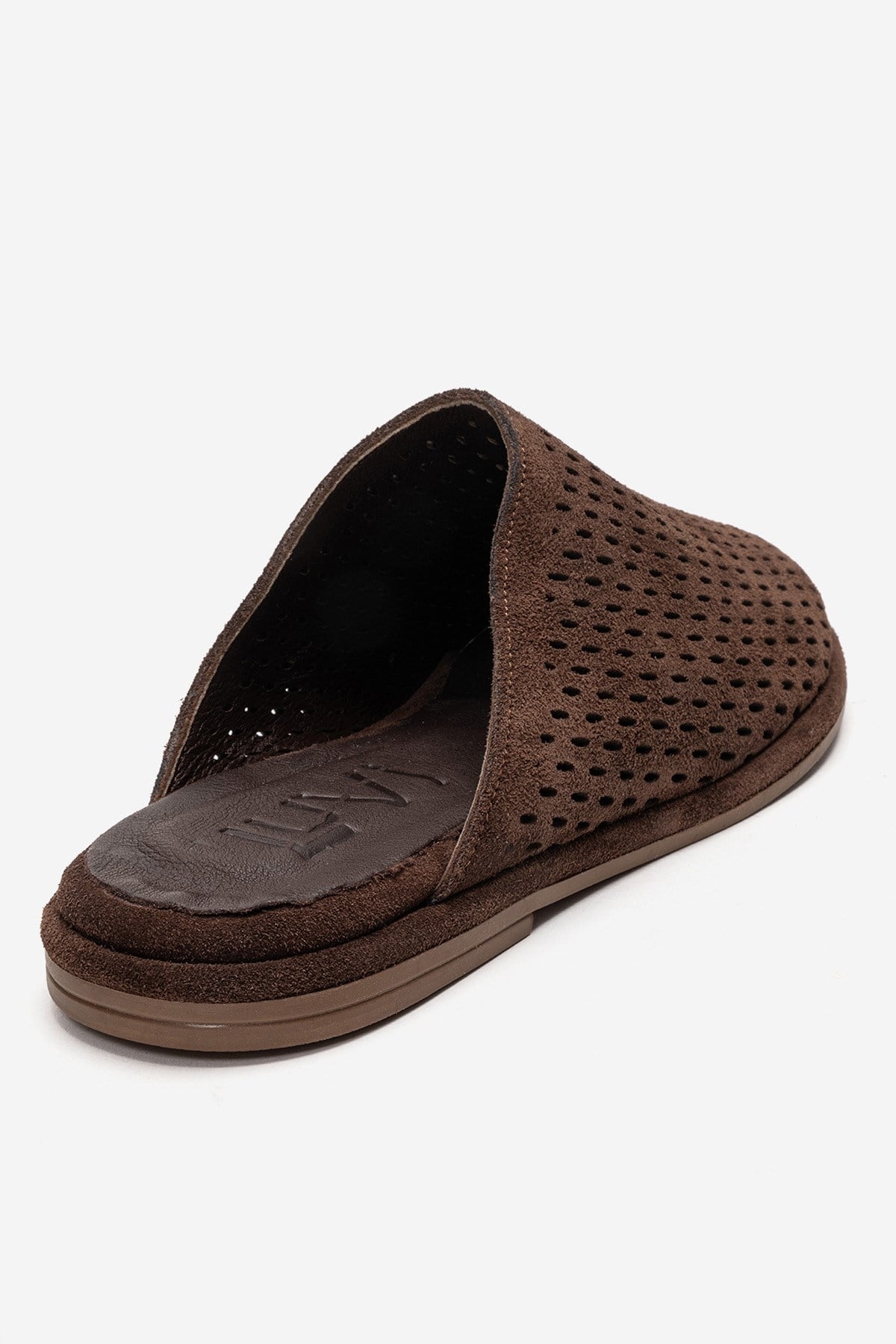 Melara - Cognac Genuine Leather Closed-Toe Slide (Women)