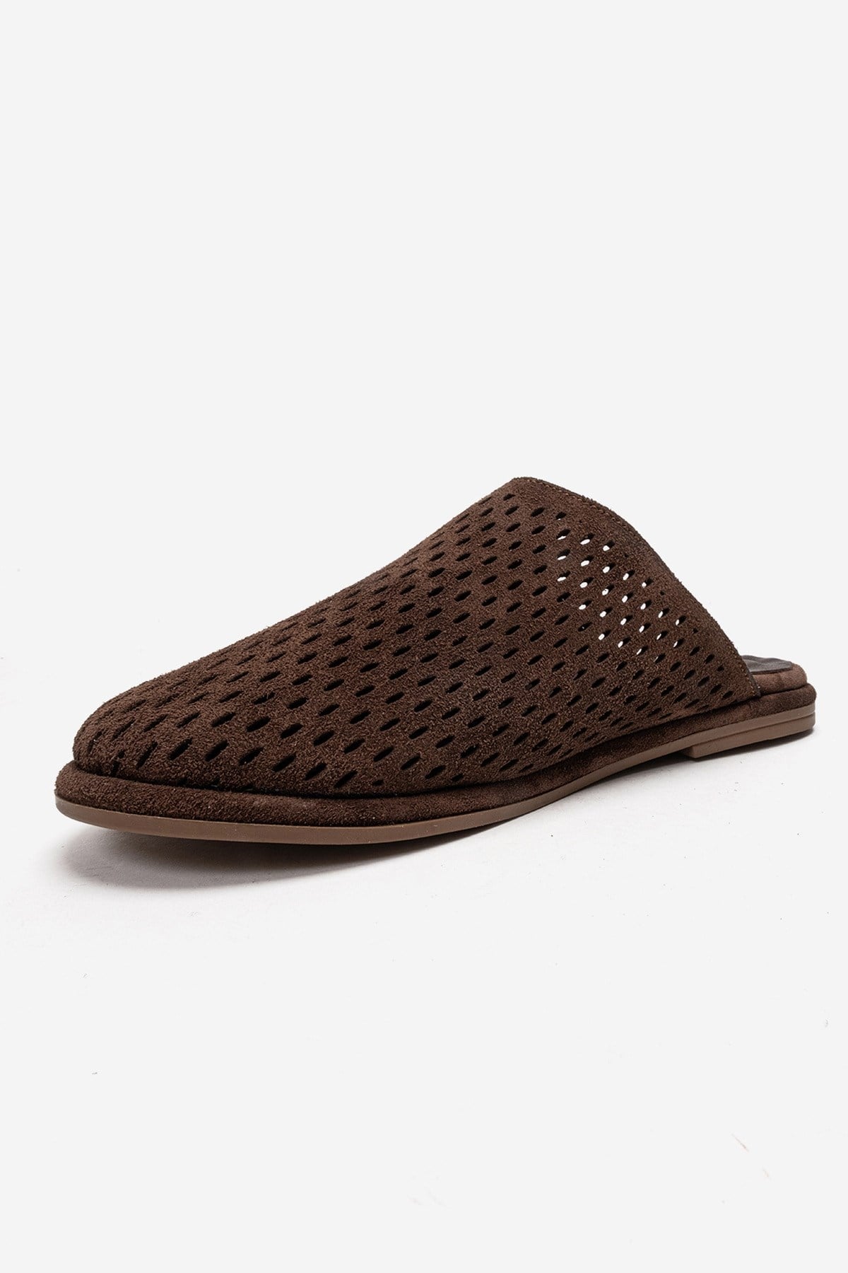 Melara - Cognac Genuine Leather Closed-Toe Slide (Women)