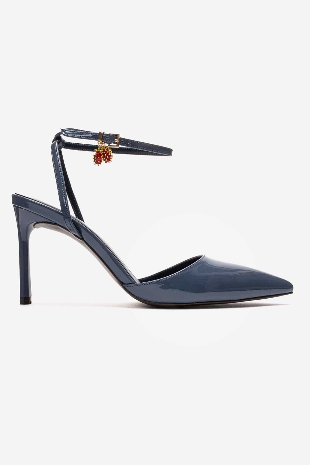 THALIA - Smoky Blue Patent Stiletto Pump (Women)