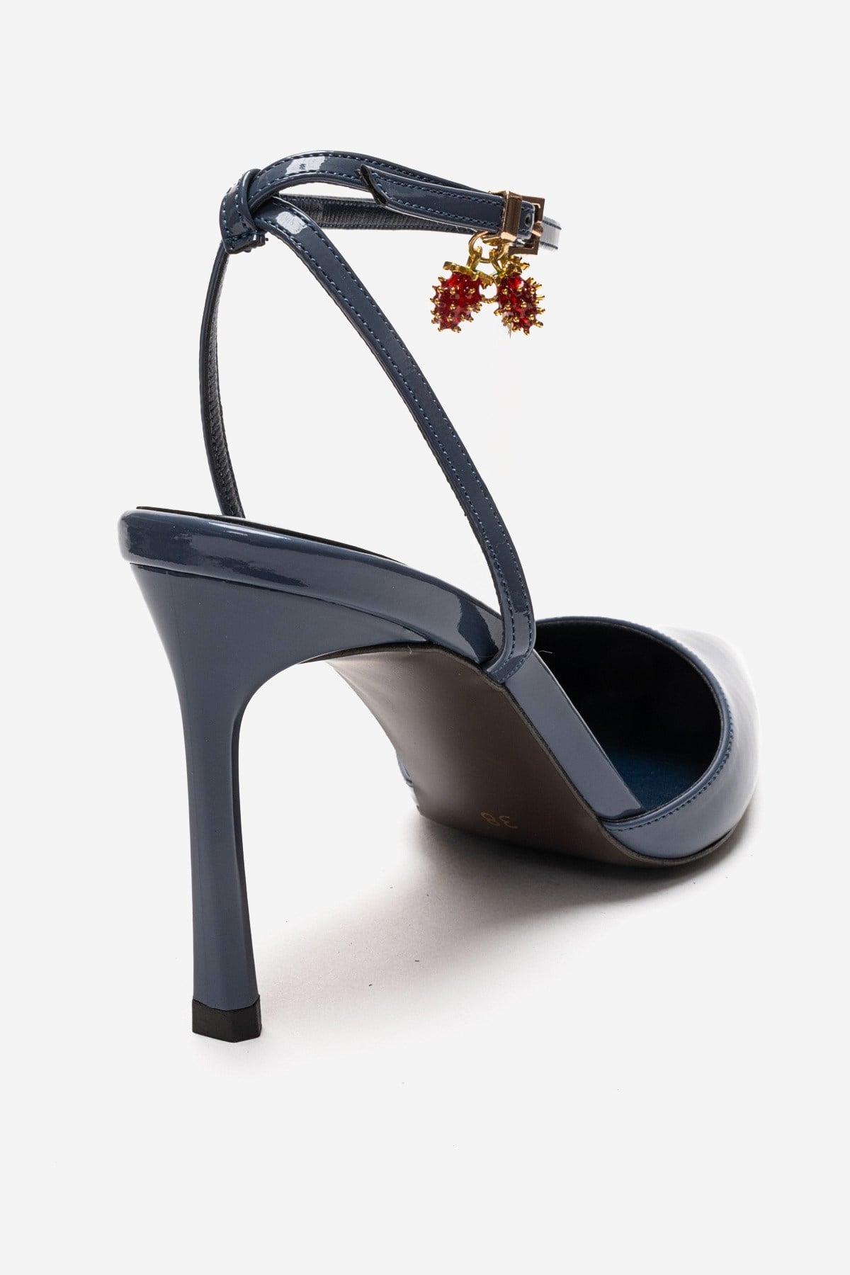 THALIA - Smoky Blue Patent Stiletto Pump (Women)