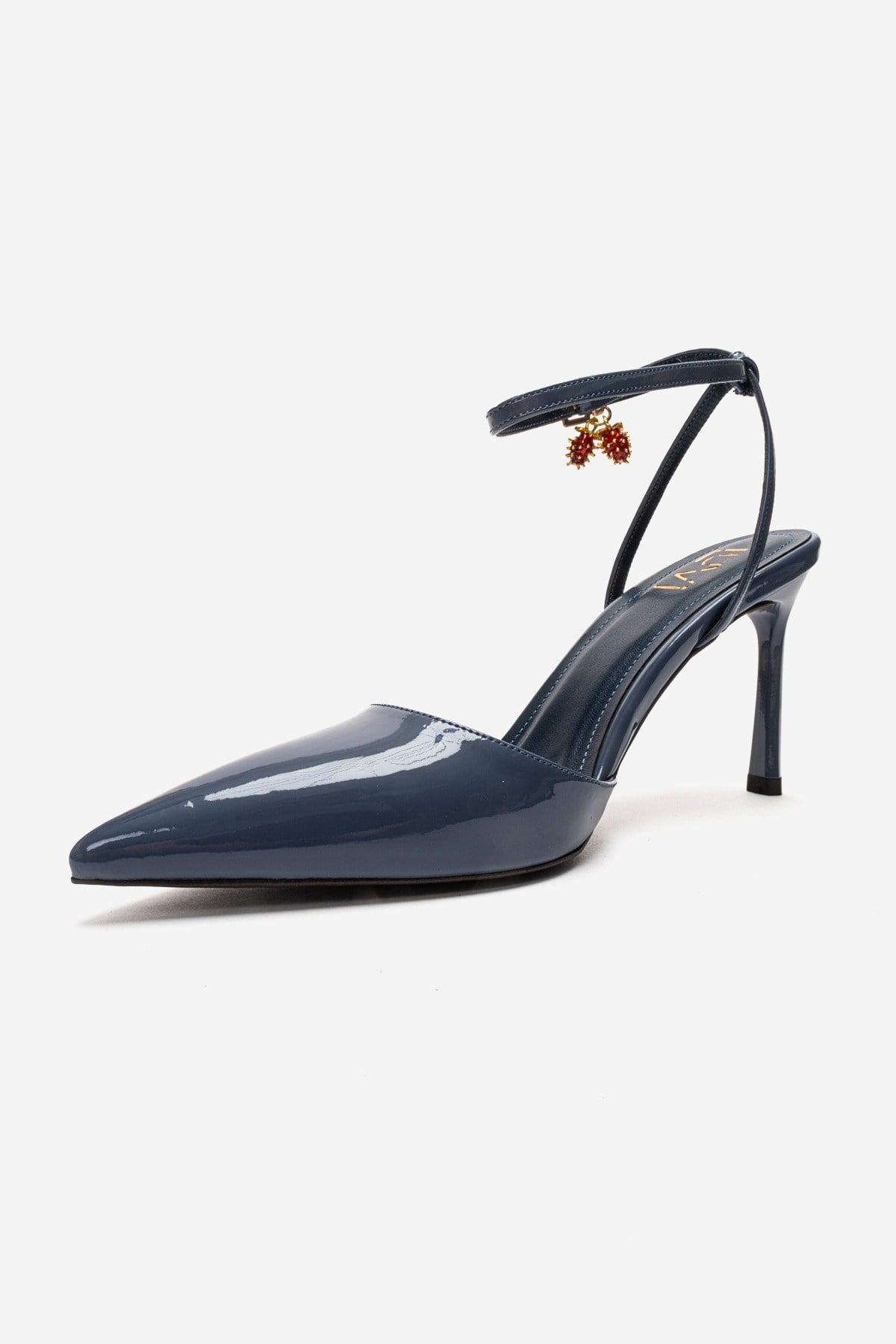 THALIA - Smoky Blue Patent Stiletto Pump (Women)
