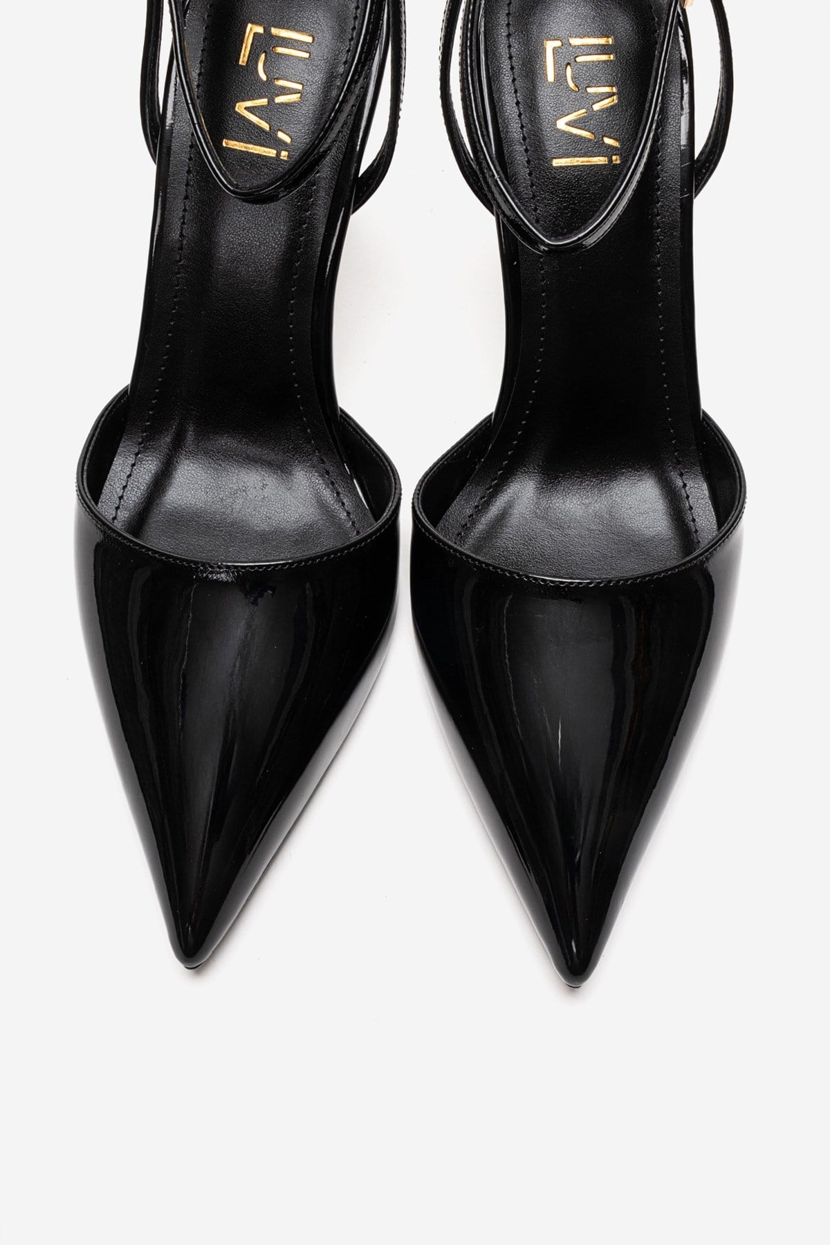 THALIA - Black Patent Stiletto Pump (Women)