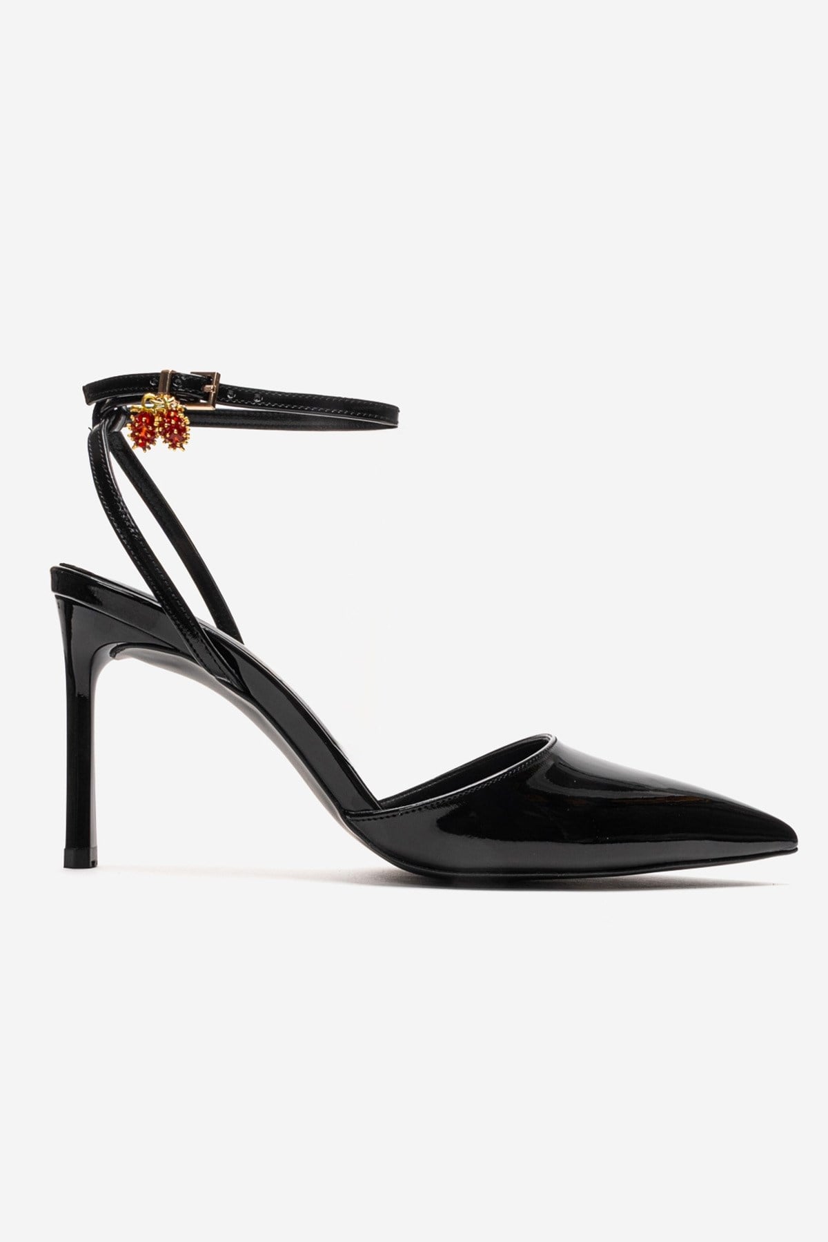 THALIA - Black Patent Stiletto Pump (Women)