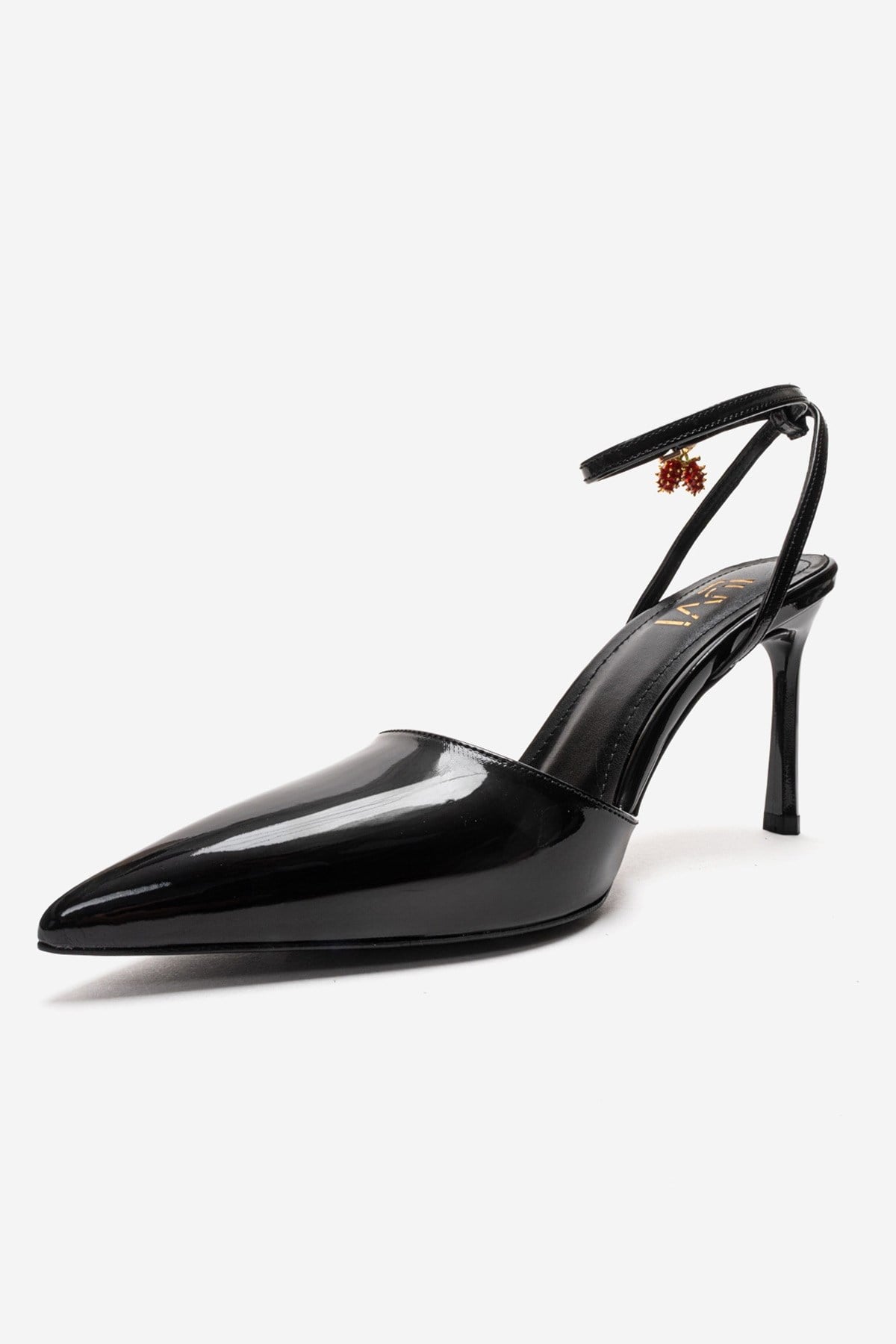 THALIA - Black Patent Stiletto Pump (Women)