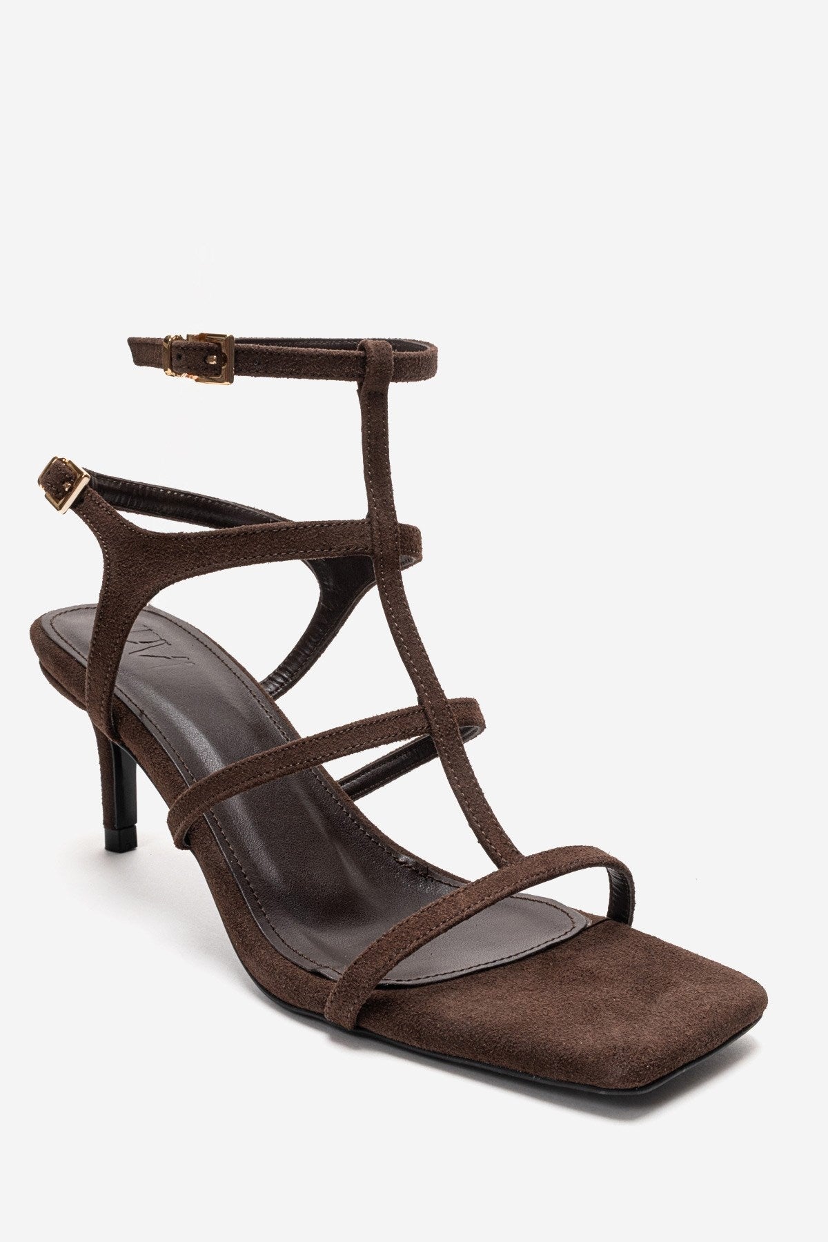 VIENTO - Brown Thin Heel Pump (Women)
