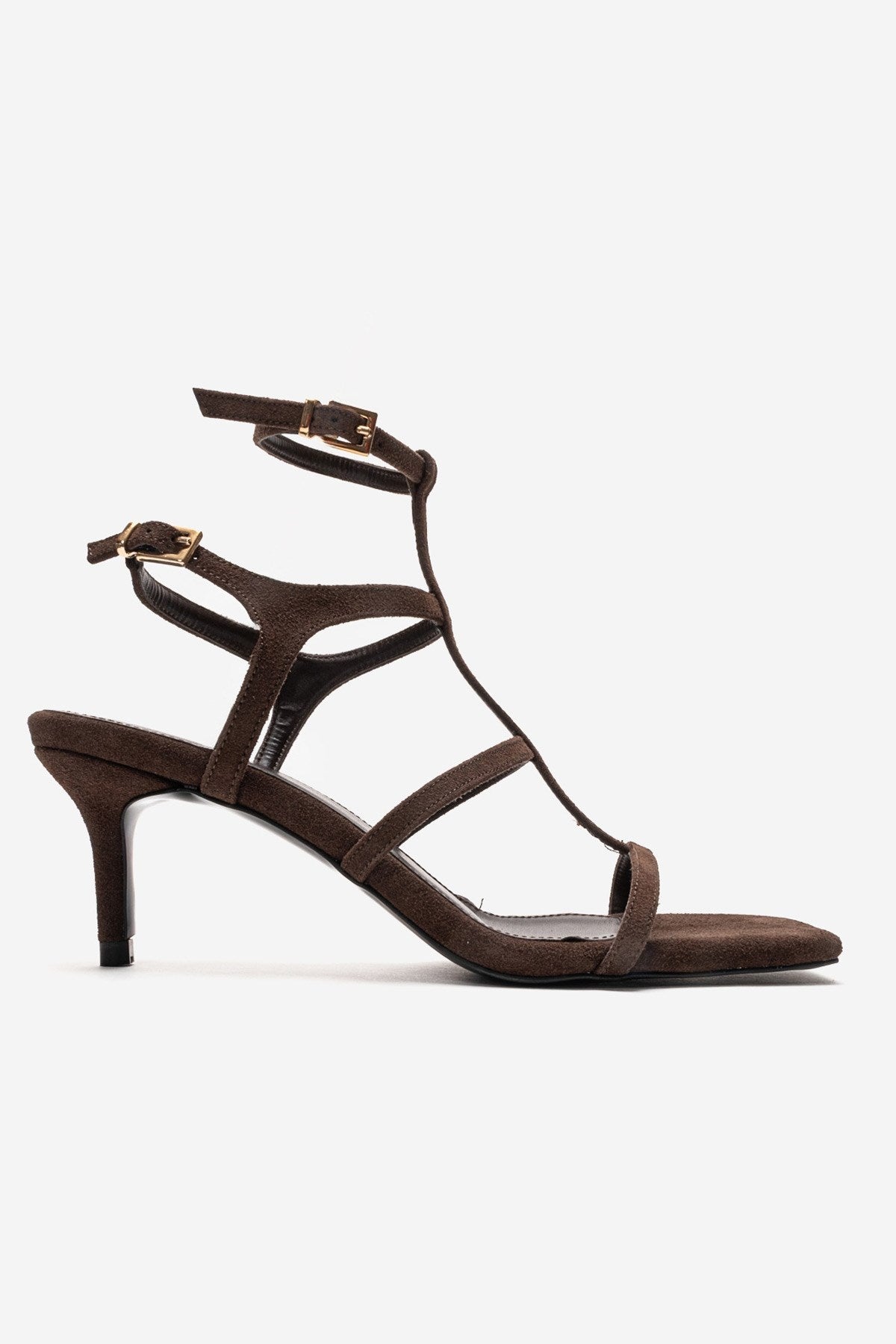 VIENTO - Brown Thin Heel Pump (Women)