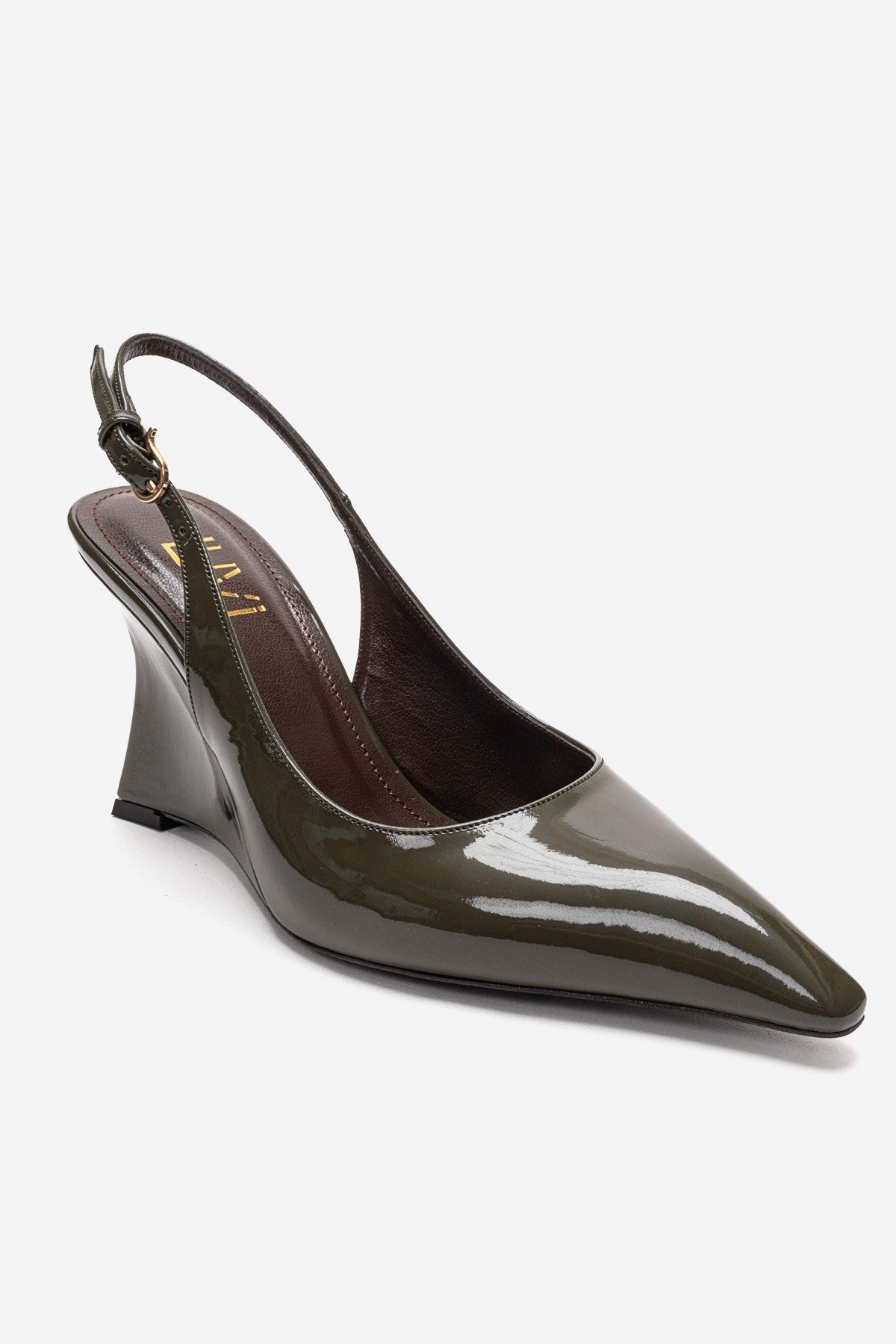 Felon - Khaki Wedge Heel Slingback Pump (Women)