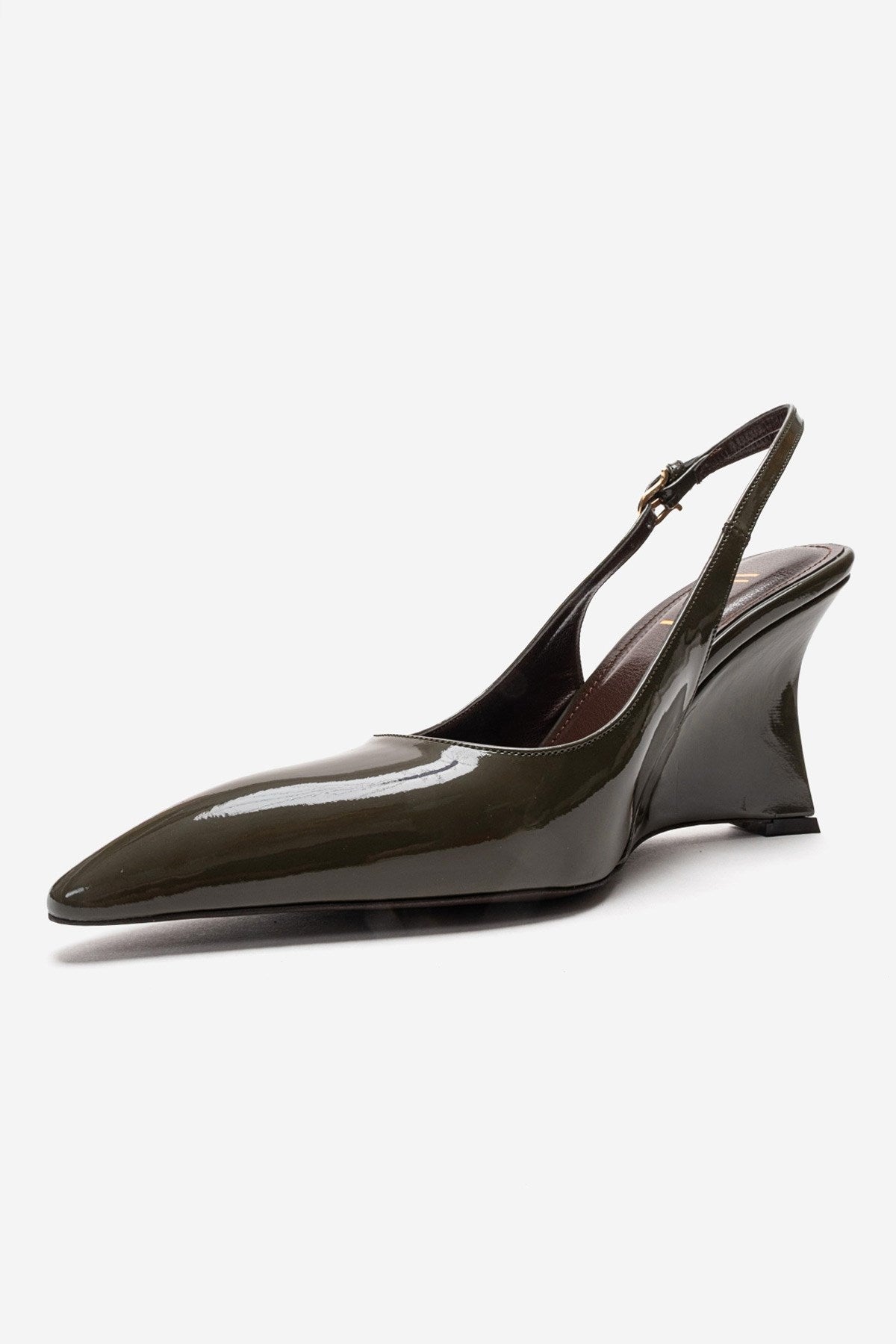 Felon - Khaki Wedge Heel Slingback Pump (Women)