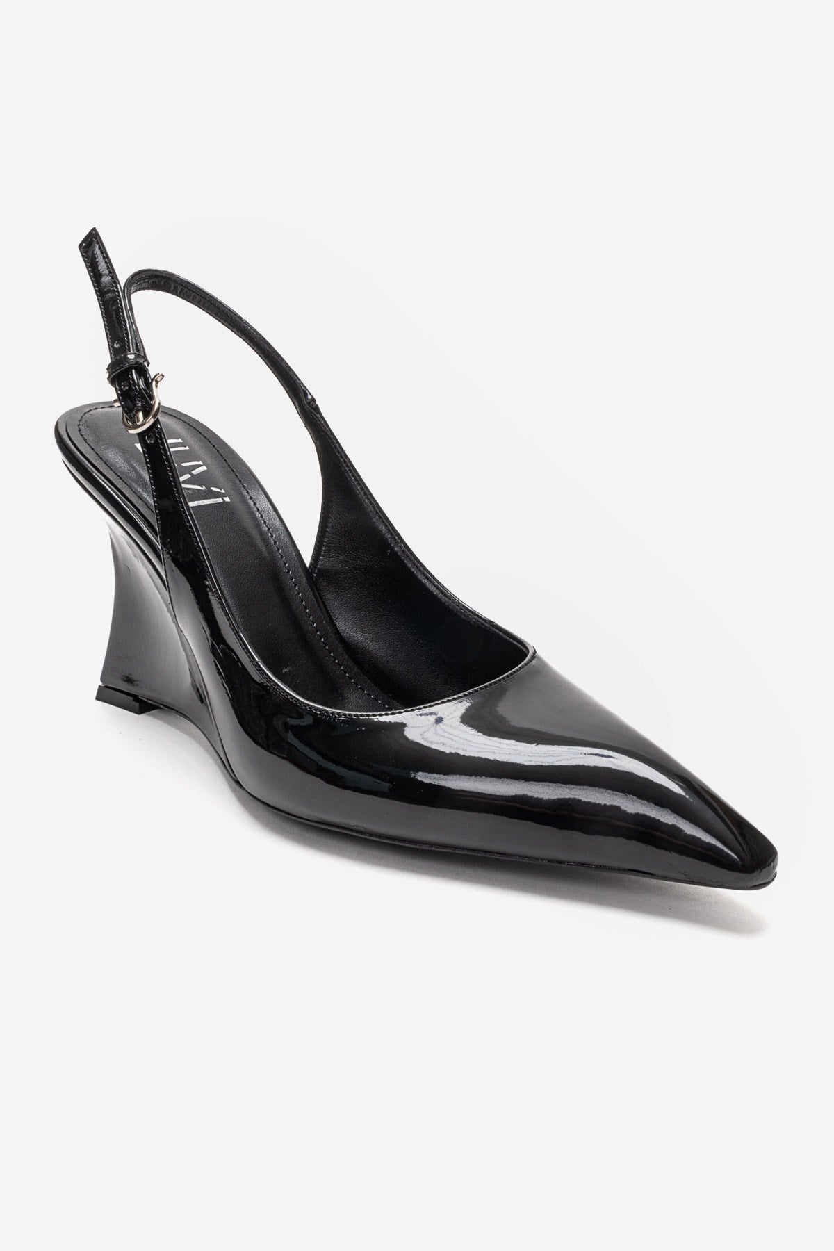 Felon - Black Wedge Heel Slingback (Women)
