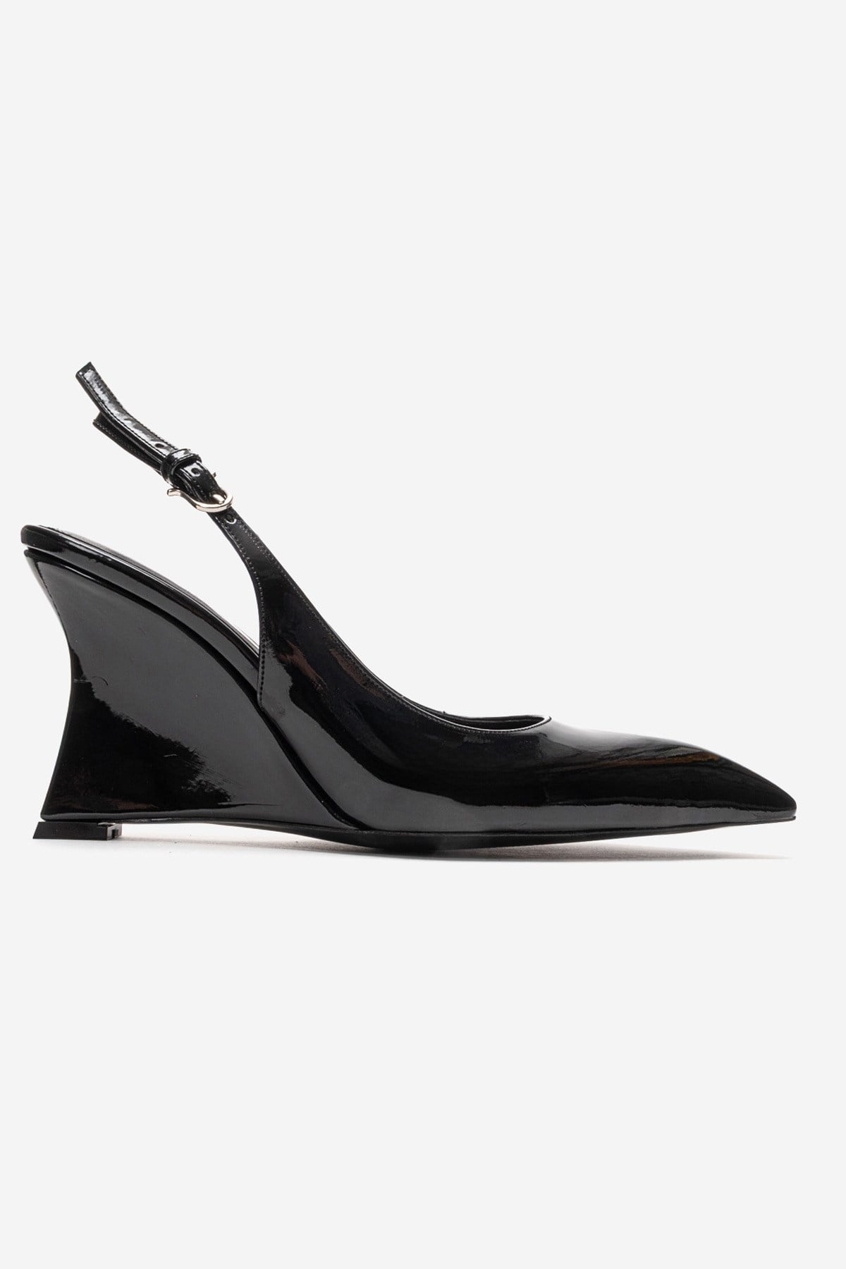 Felon - Black Wedge Heel Slingback (Women)