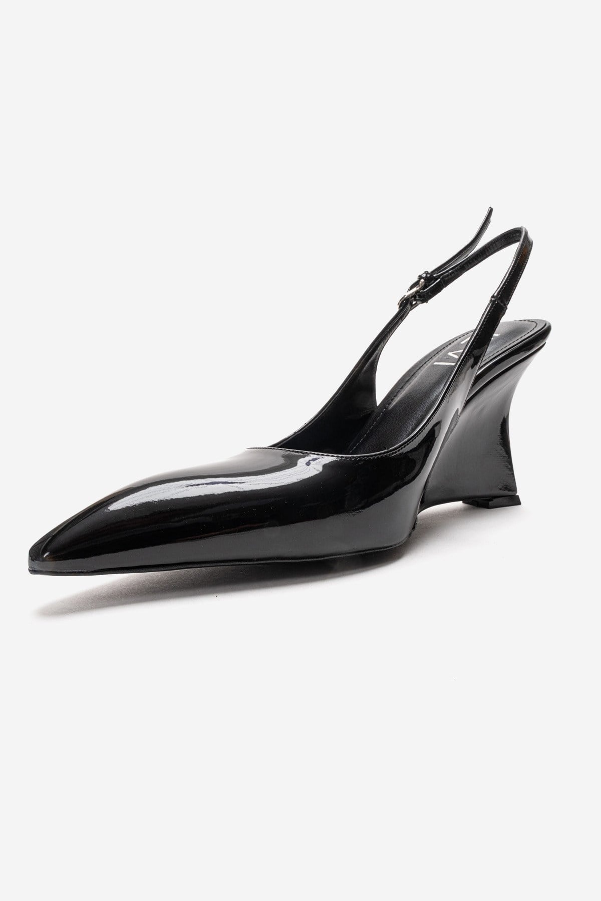 Felon - Black Wedge Heel Slingback (Women)