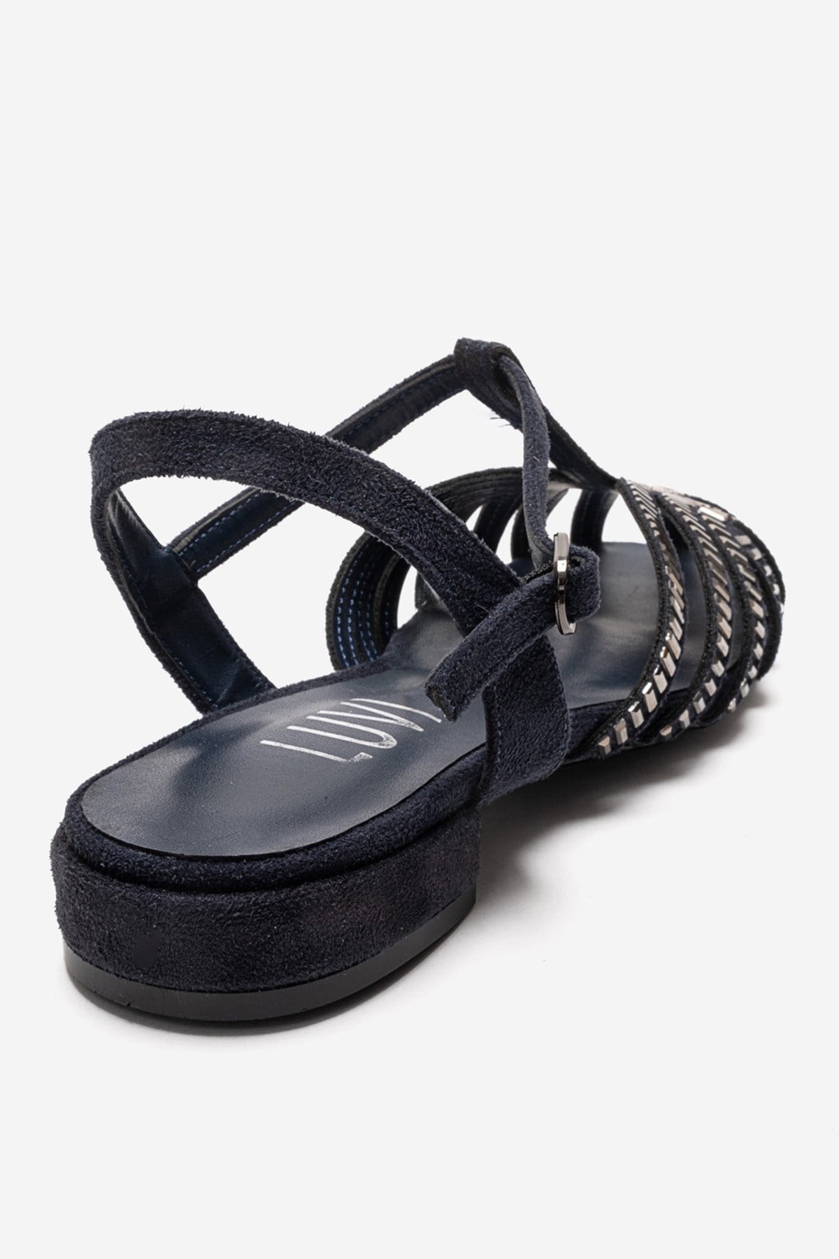 LAVINA - Navy Genuine Leather Sandal (Women)
