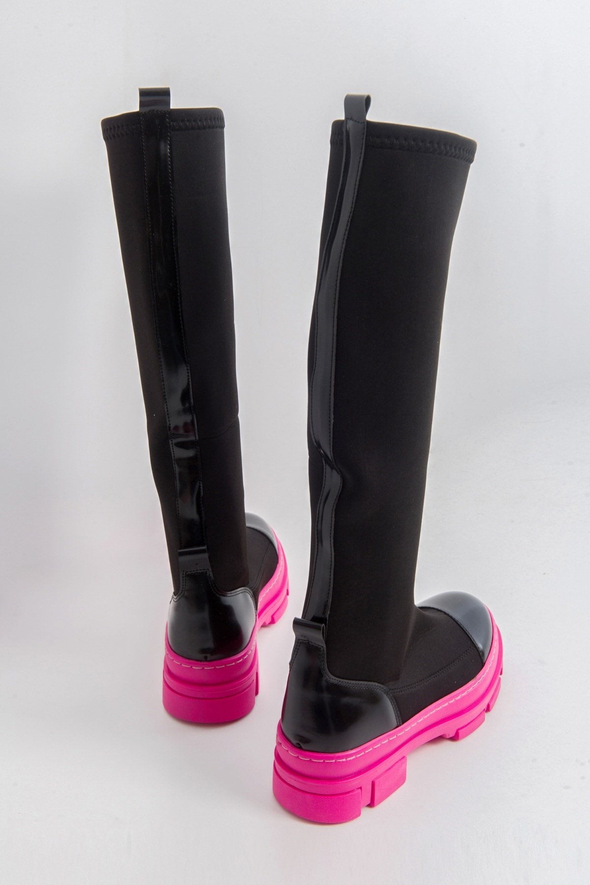 Bella Black & Fuchsia Scuba Boot (Women)