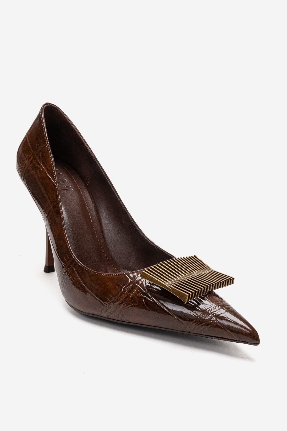 DEXEN - Brown Stiletto Pump (Women)