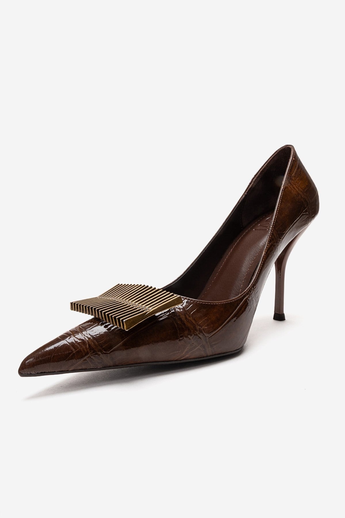DEXEN - Brown Stiletto Pump (Women)