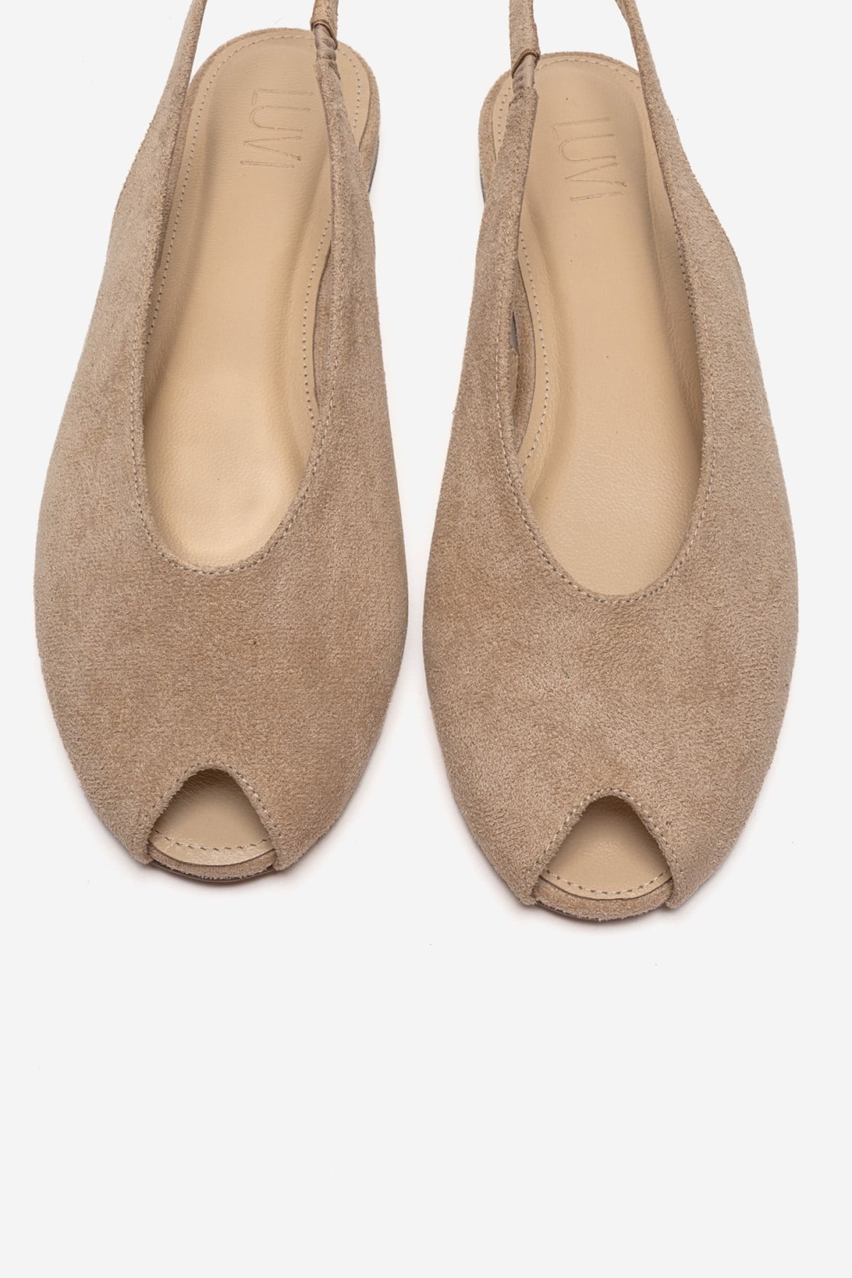 SERINA - Beige Genuine Leather Sandal (Women)