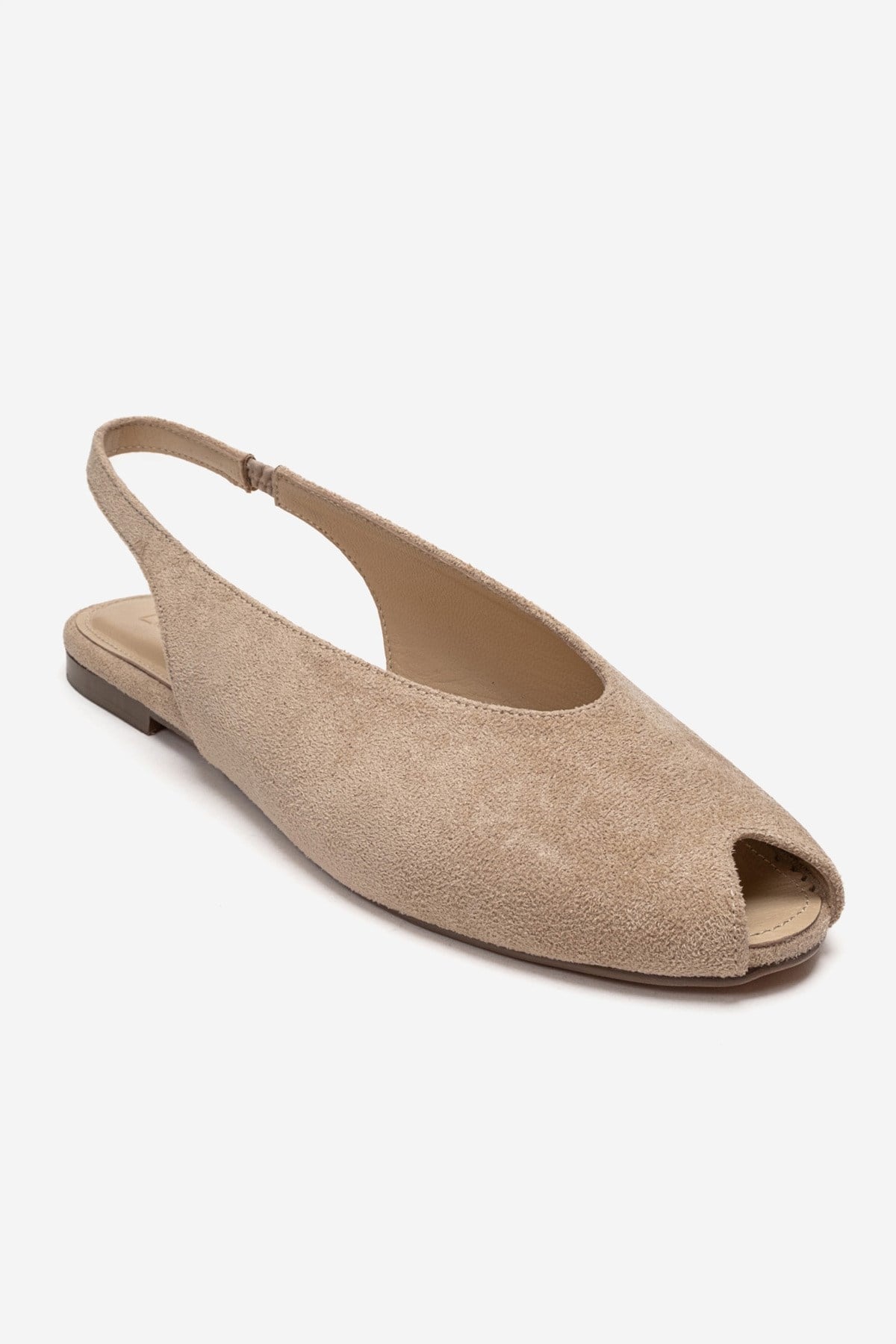 SERINA - Beige Genuine Leather Sandal (Women)