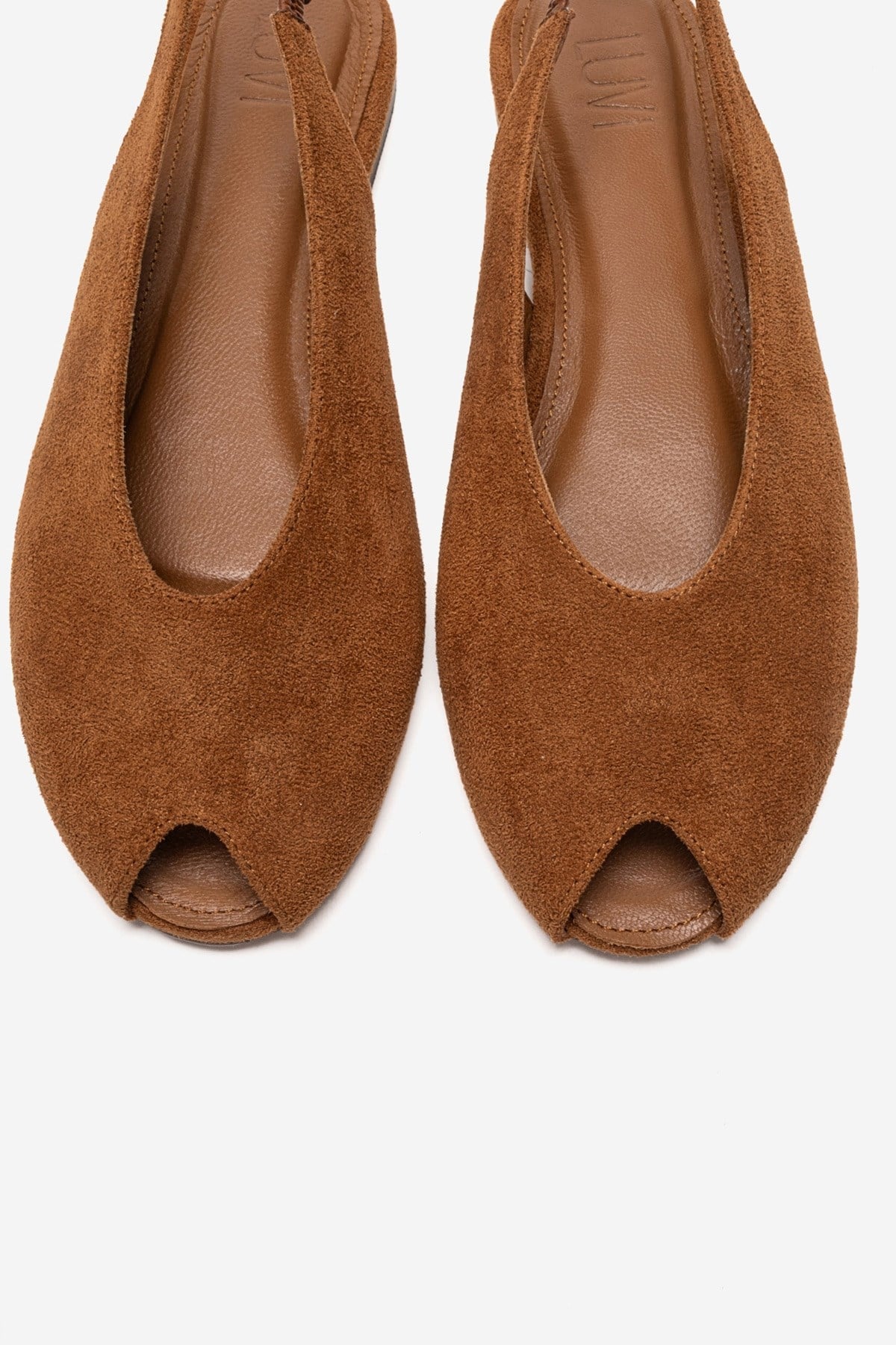SERINA - Camel Genuine Leather Sandal (Women)