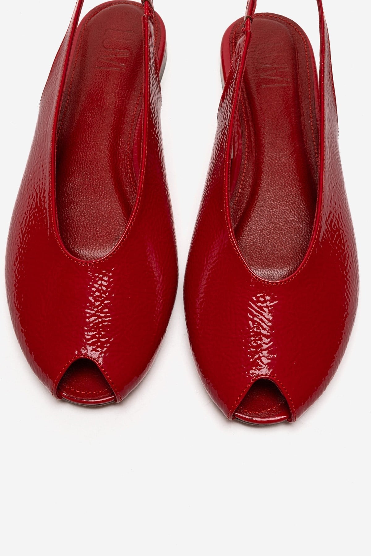 SERINA - Red Genuine Leather Sandal (Women)
