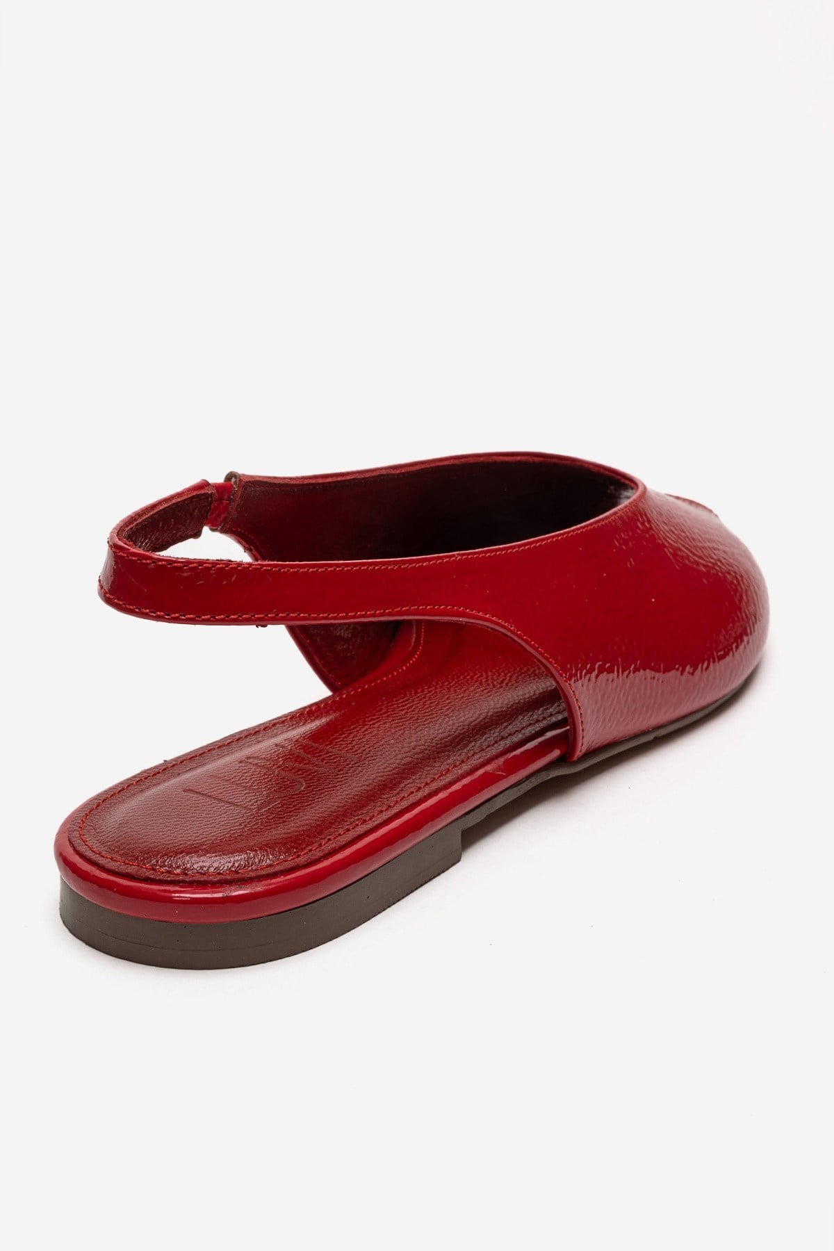 SERINA - Red Genuine Leather Sandal (Women)