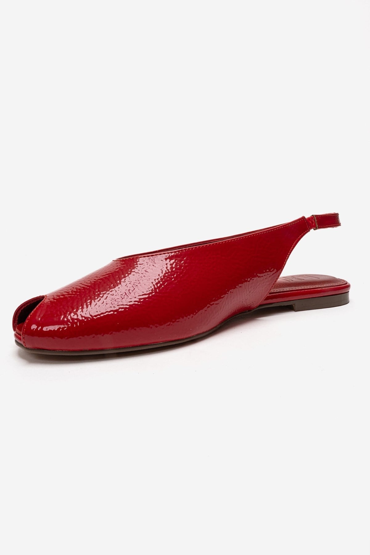 SERINA - Red Genuine Leather Sandal (Women)