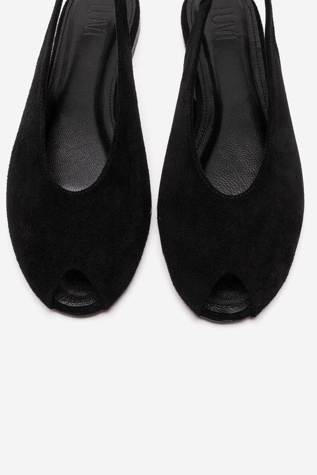 SERINA - Black Genuine Leather Sandal (Women)