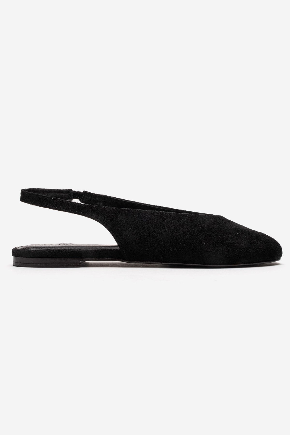 SERINA - Black Genuine Leather Sandal (Women)