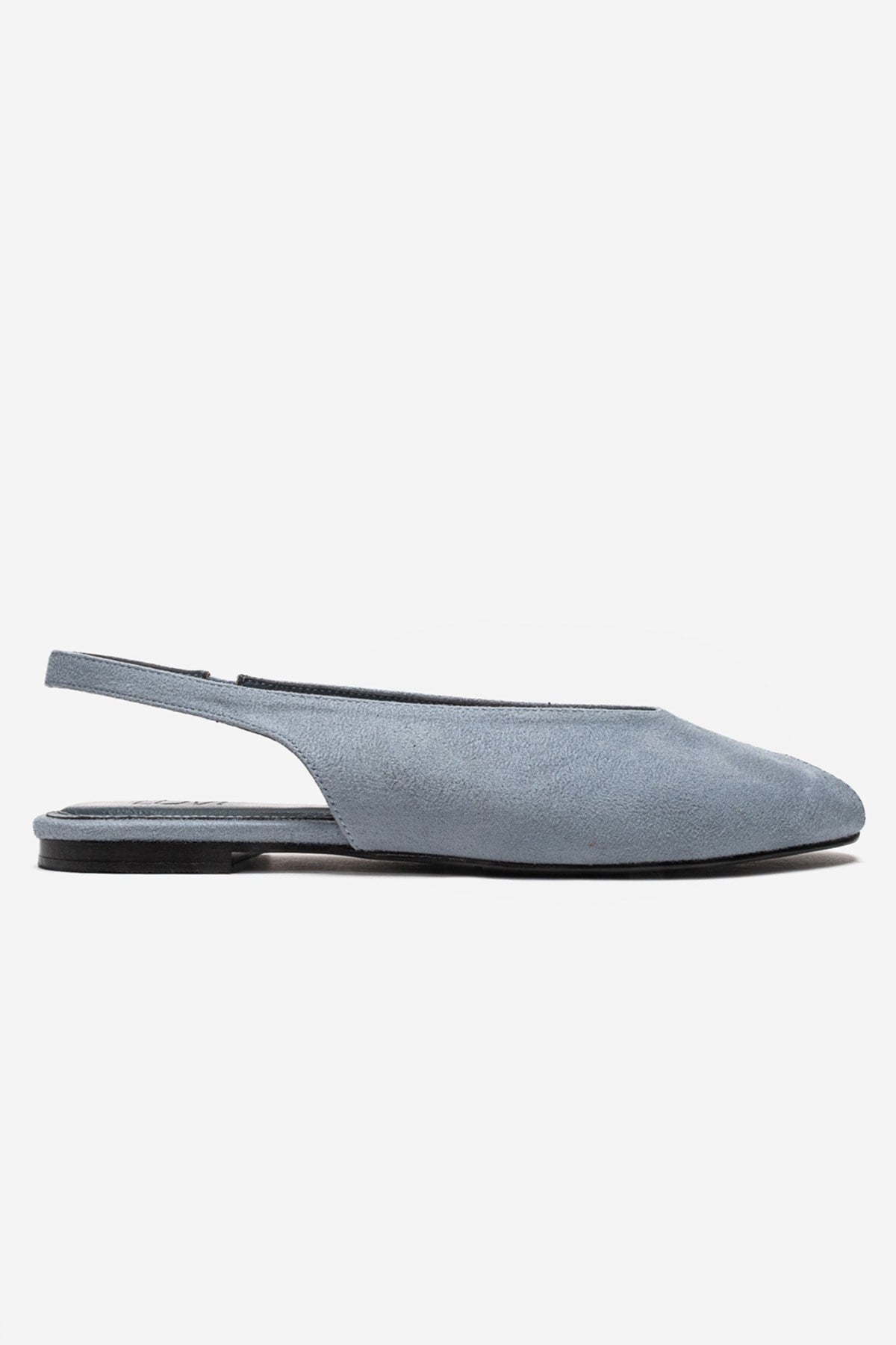 SERINA - Baby Blue Genuine Leather Open Front Slingback Sandal (Women)