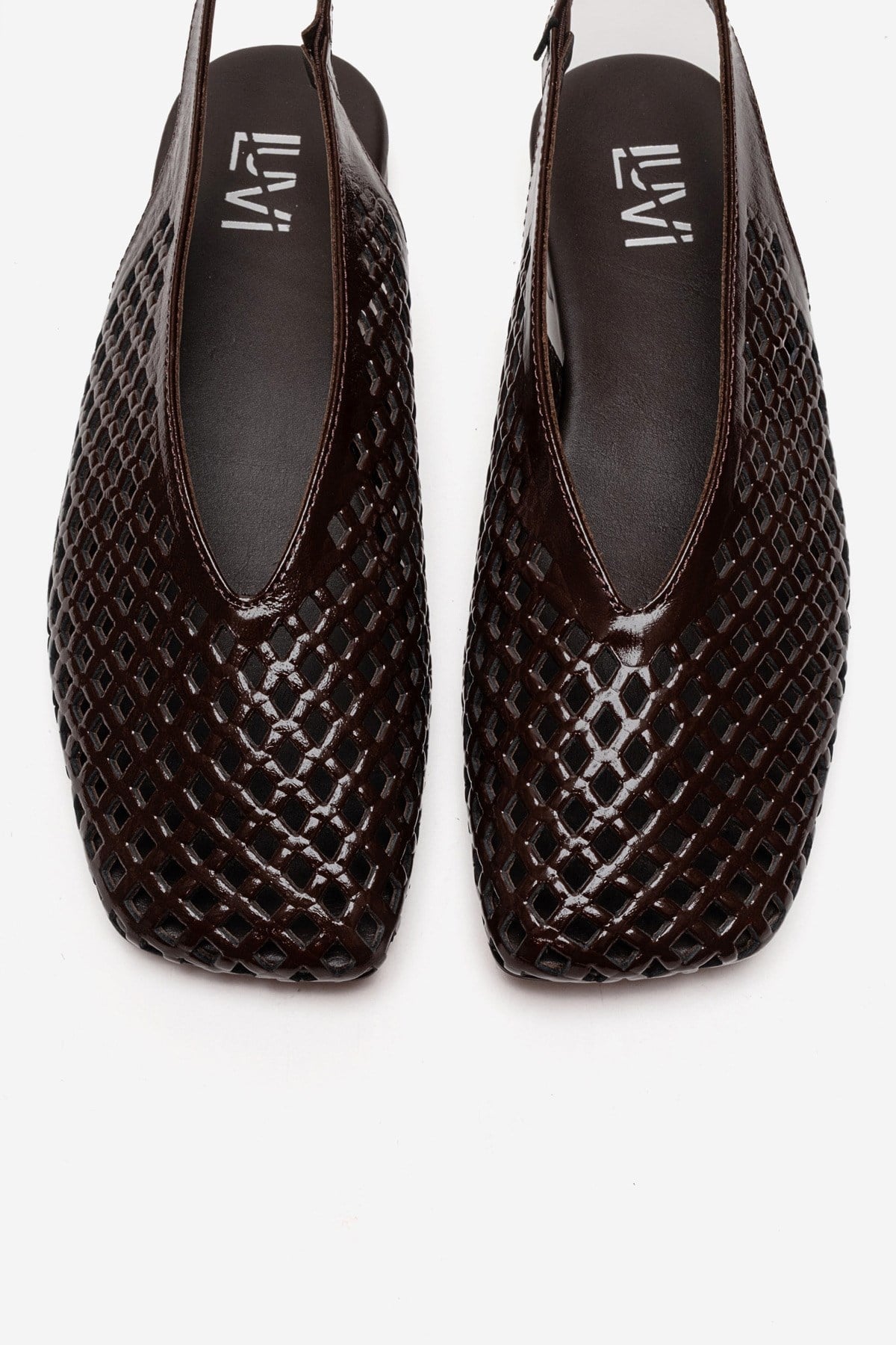 DELIZIA - Brown Genuine Leather Closed-Toe Sandal (Women)