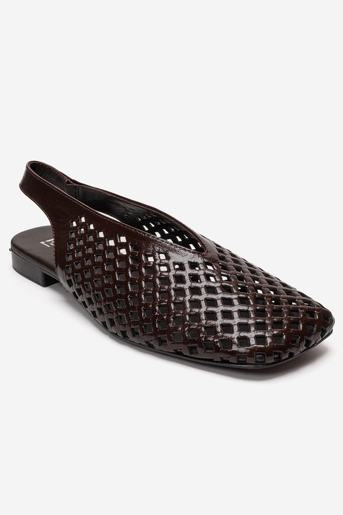 DELIZIA - Brown Genuine Leather Closed-Toe Sandal (Women)