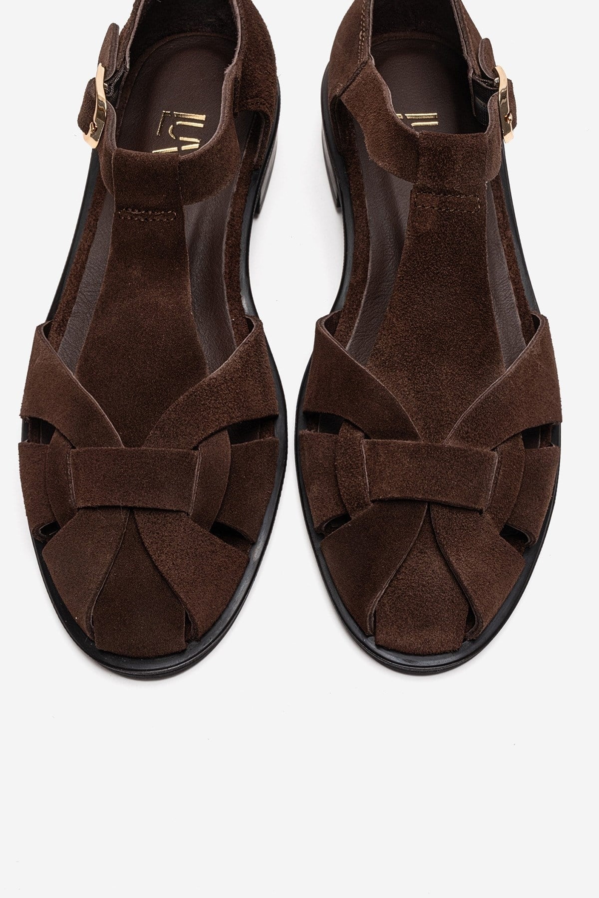 Dexara - Brown Genuine Leather Sandal (Women)