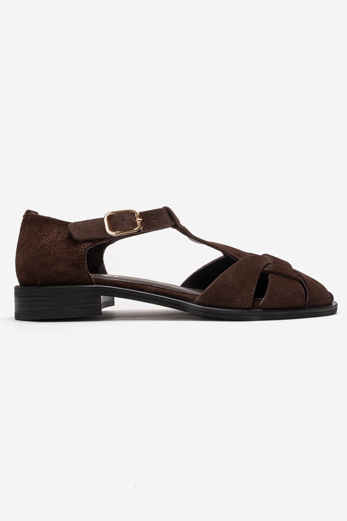 Dexara - Brown Genuine Leather Sandal (Women)
