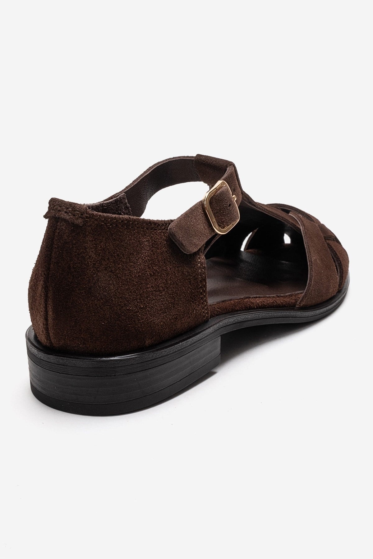 Dexara - Brown Genuine Leather Sandal (Women)