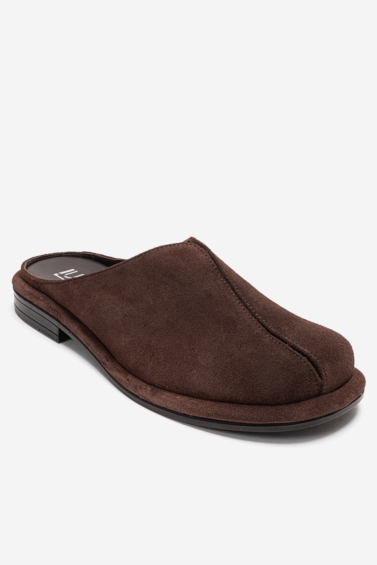 Tansy - Brown Genuine Leather Closed-Toe Mule (Women)