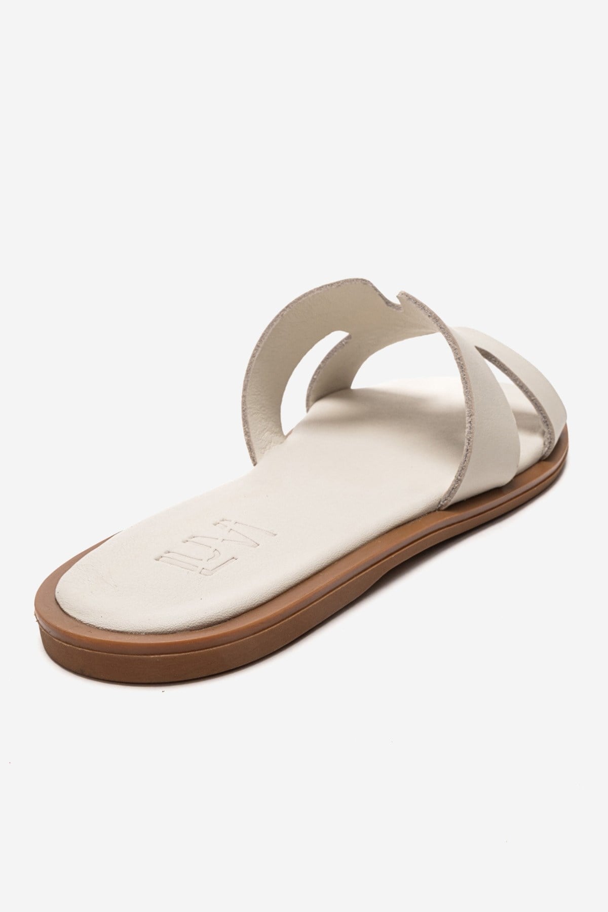 BIORA - Off-White Genuine Leather Slide (Women)