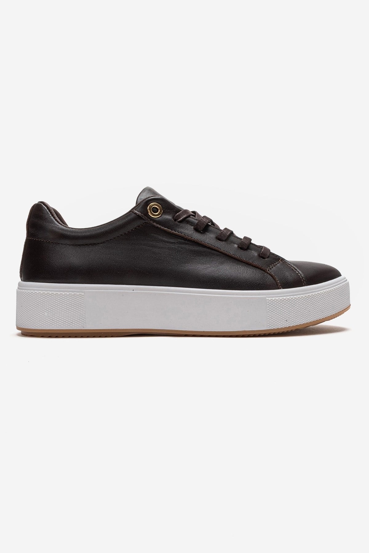 PALLEN - Brown Genuine Leather Sneaker (Women)