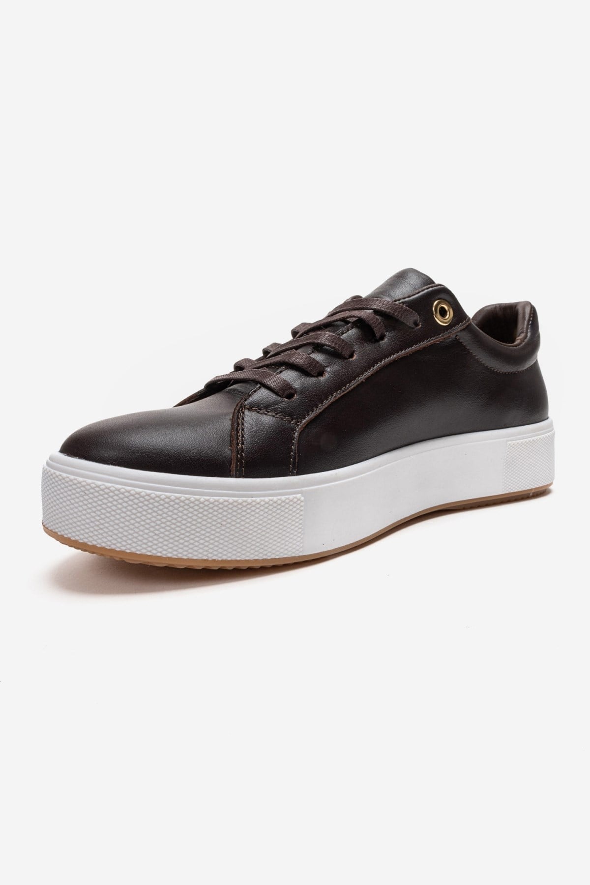 PALLEN - Brown Genuine Leather Sneaker (Women)