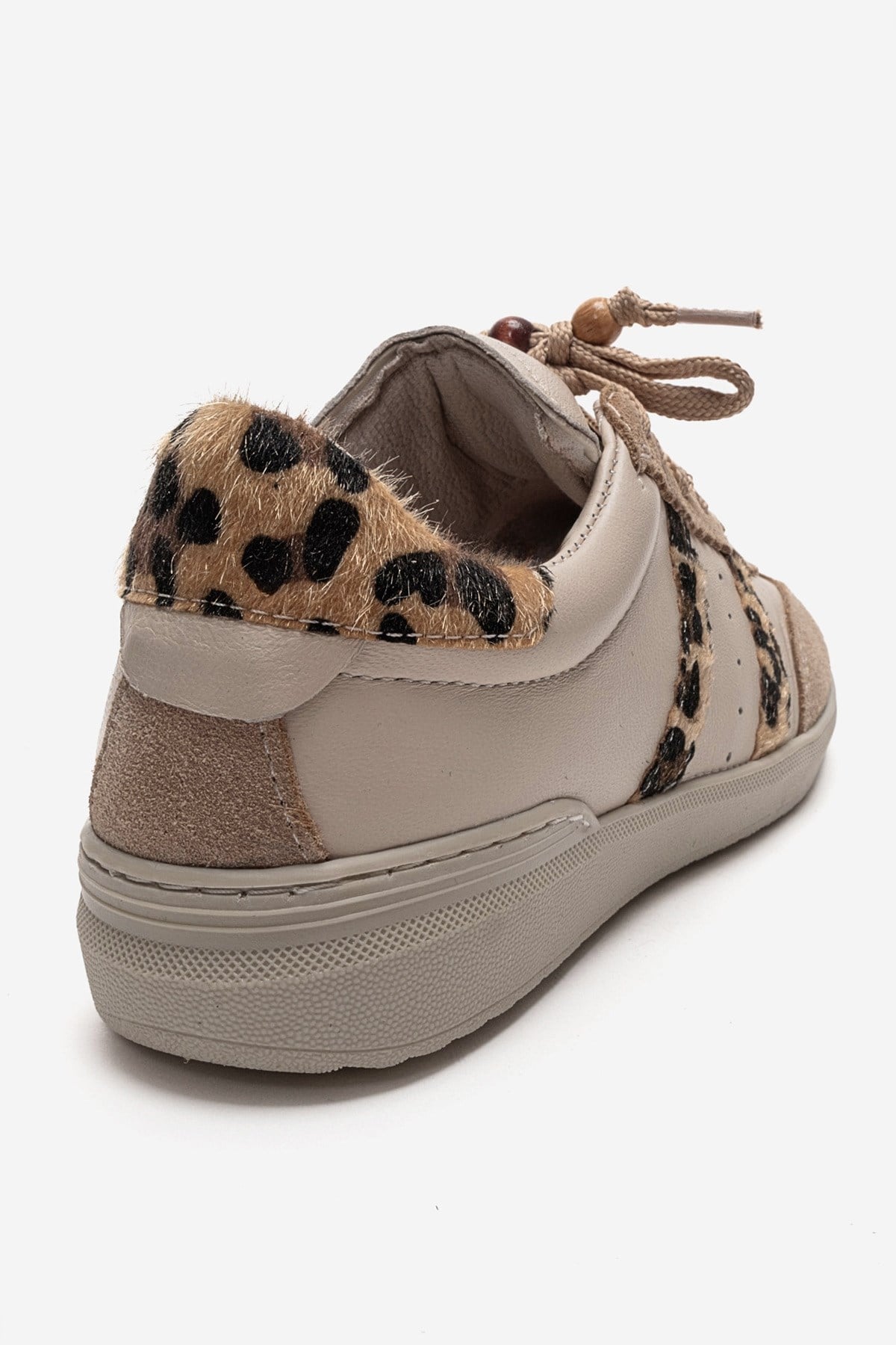 ARDIX - Beige Patterned Genuine Leather Sneaker (Women)