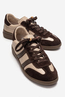 ARDIX - Beige Brown Genuine Leather Sneaker (Women)