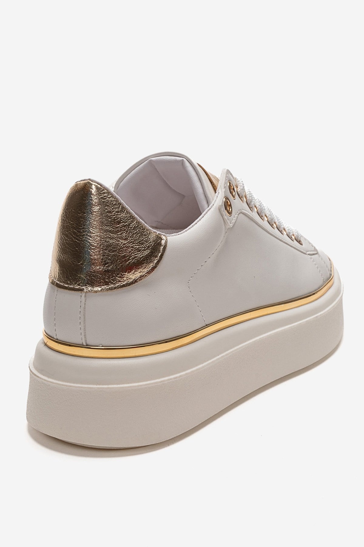 BORENA - White Platform Sneaker (Women)